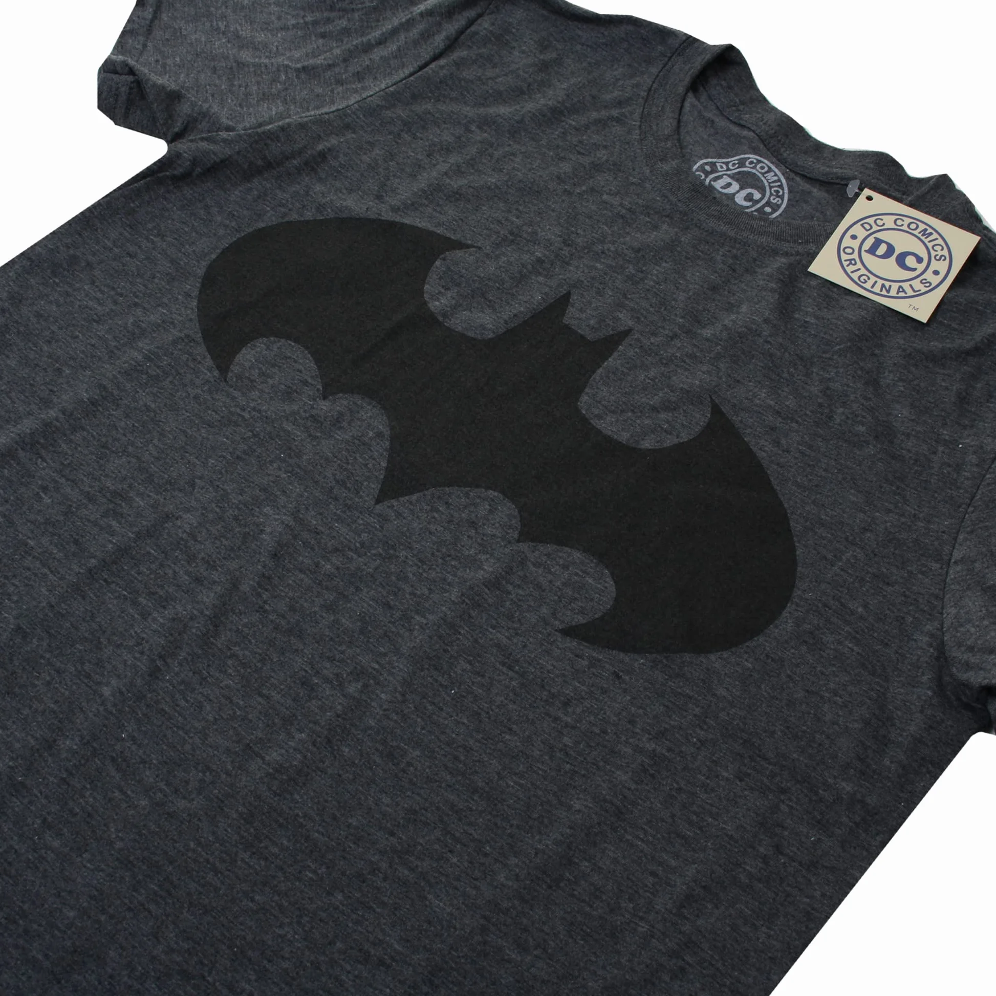 DC Comics Koszulka męska Mono Batman, Ciemnoszary wrzosowy, XXL