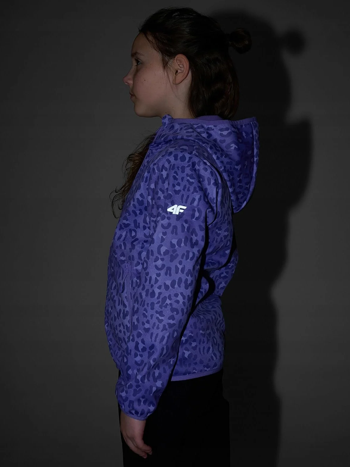 4F Kurtka softshell wiatroodporna membrana 5000 dziewczęca