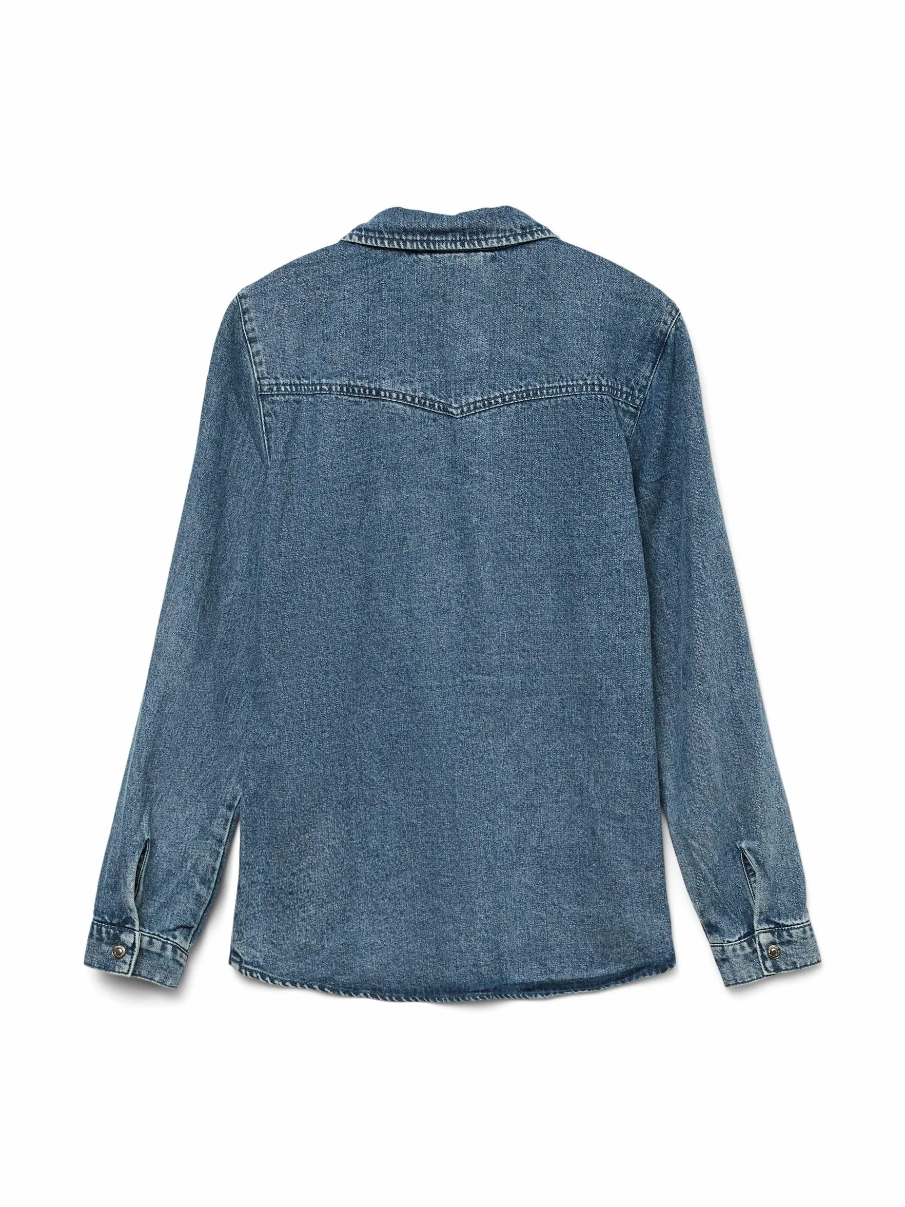 Vero Moda VMJENNIE koszula dżinsowa damska, niebieski (medium blue denim), XL