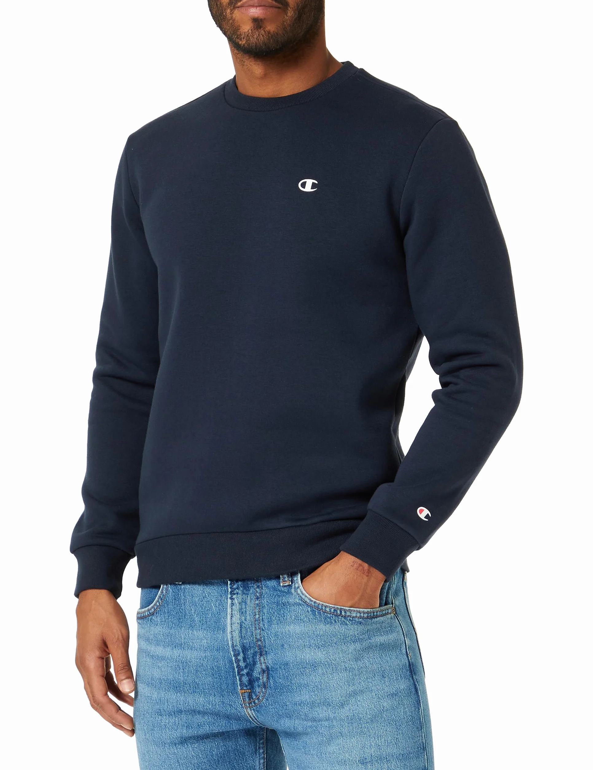 Champion Legacy Basics-Powerblend bluza polarowa męska, granatowy, M