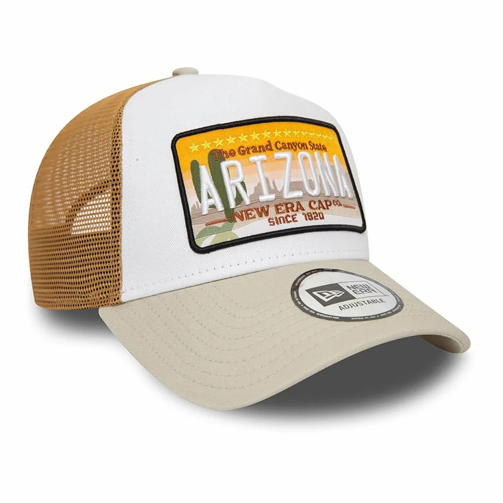 New Era Czapka Trucker State PatchEra Kobiety/Mężczyźni - curved brim cap baseball tirowca Snapback, Z daszkiem Zima Jesień Wiosna Lato