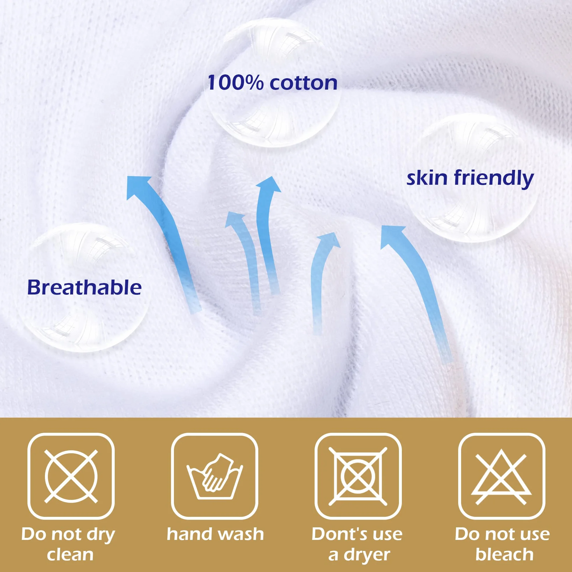 BIG ELEPHANT Toddler Potty Training Pants - 100% bawełna Unisex Baby Pee Underpants 10-pack, 12M-5T