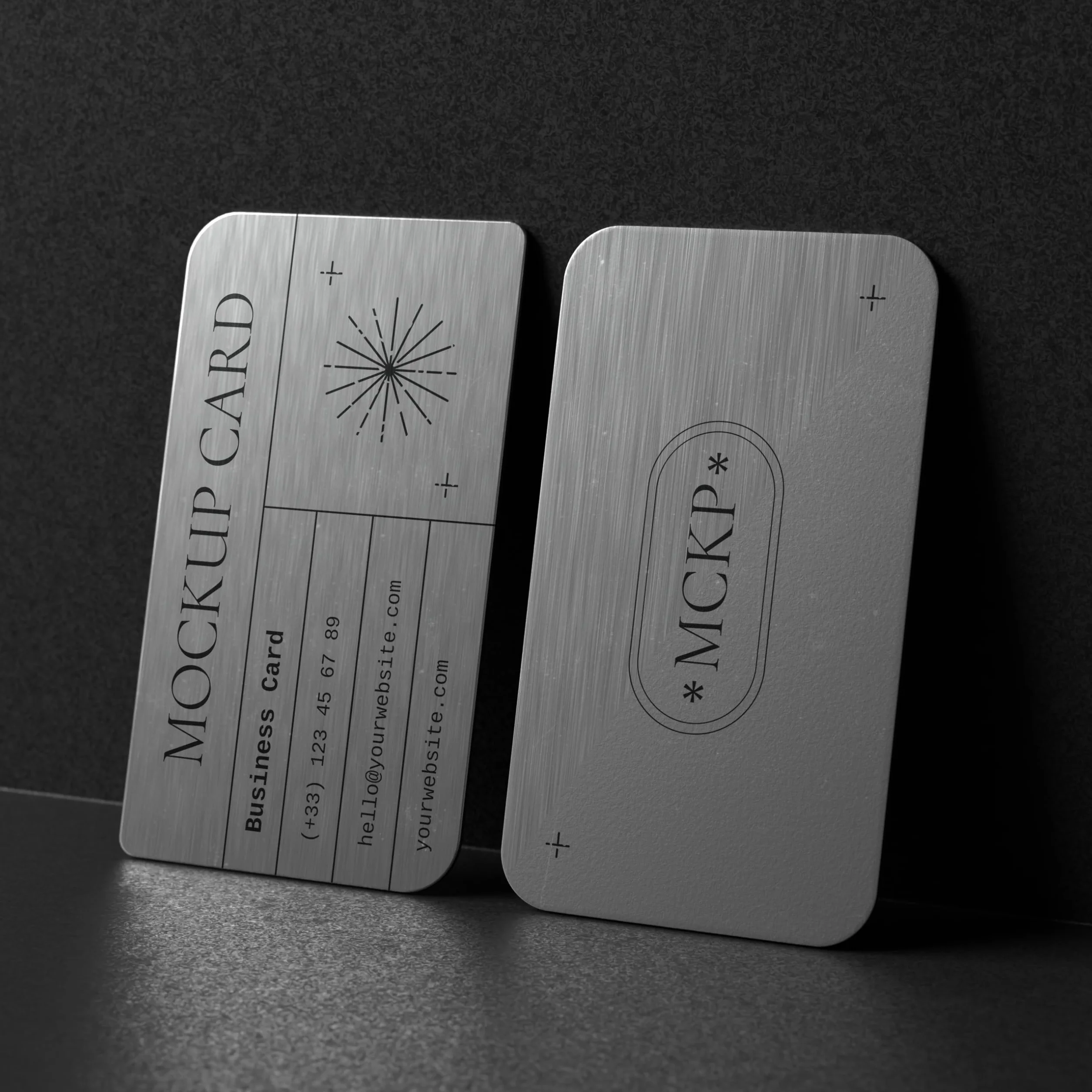 Opakowanie 20 metalowych wizytówek, 8,6 x 5,4 cm, czyste karty metalowe, blankiety ze stali nierdzewnej, Wizytówki grawerowane laserowo, karty podarunkowe DIY dla biur, klientów
