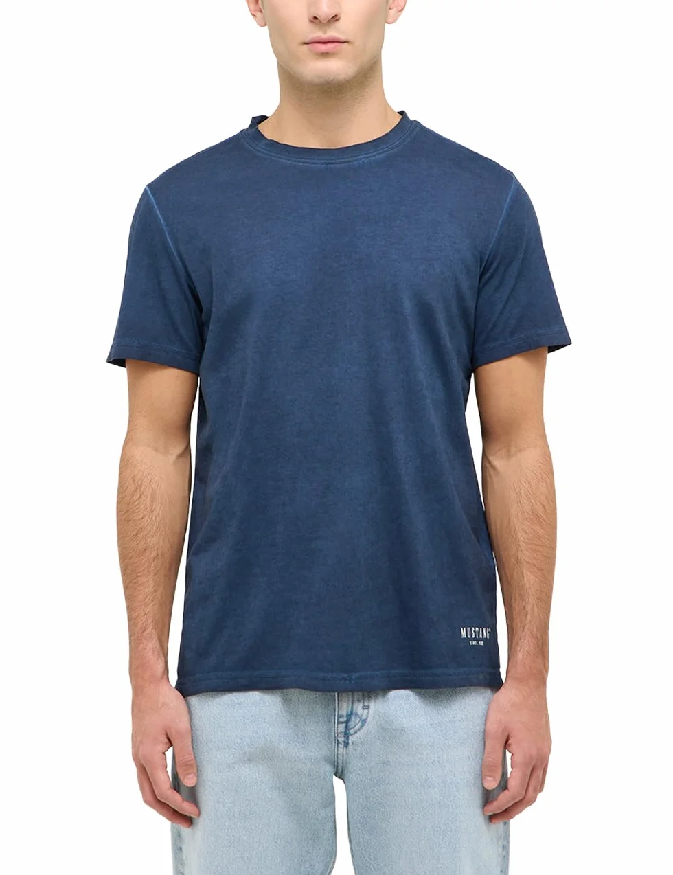 MUSTANG T-shirt męski w stylu Austin, Sukienka Blues 5334, S