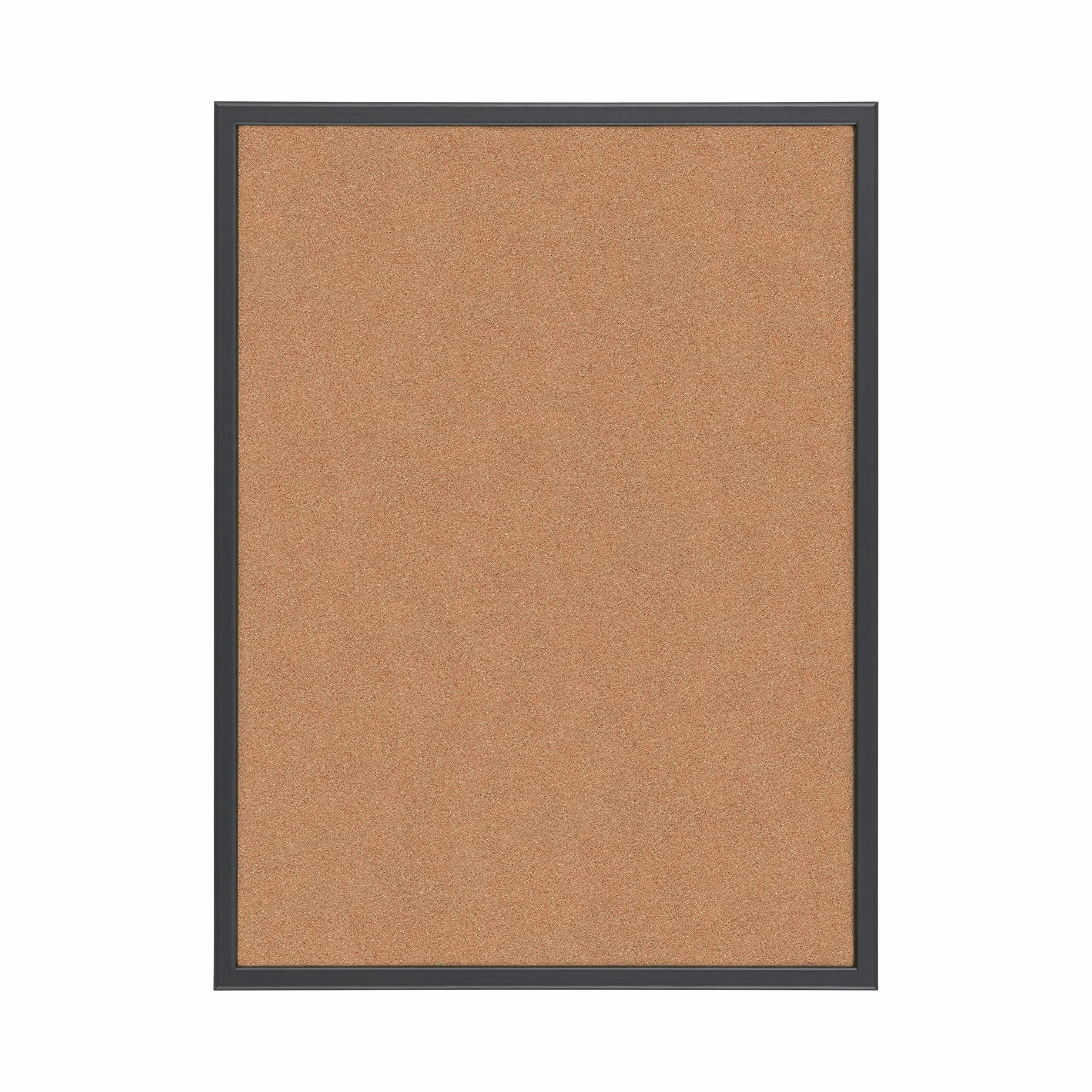 Bi-Office Korkowa tablica do przypinania, tablica korkowa z czarną ramą MDF, 60 x 40 cm