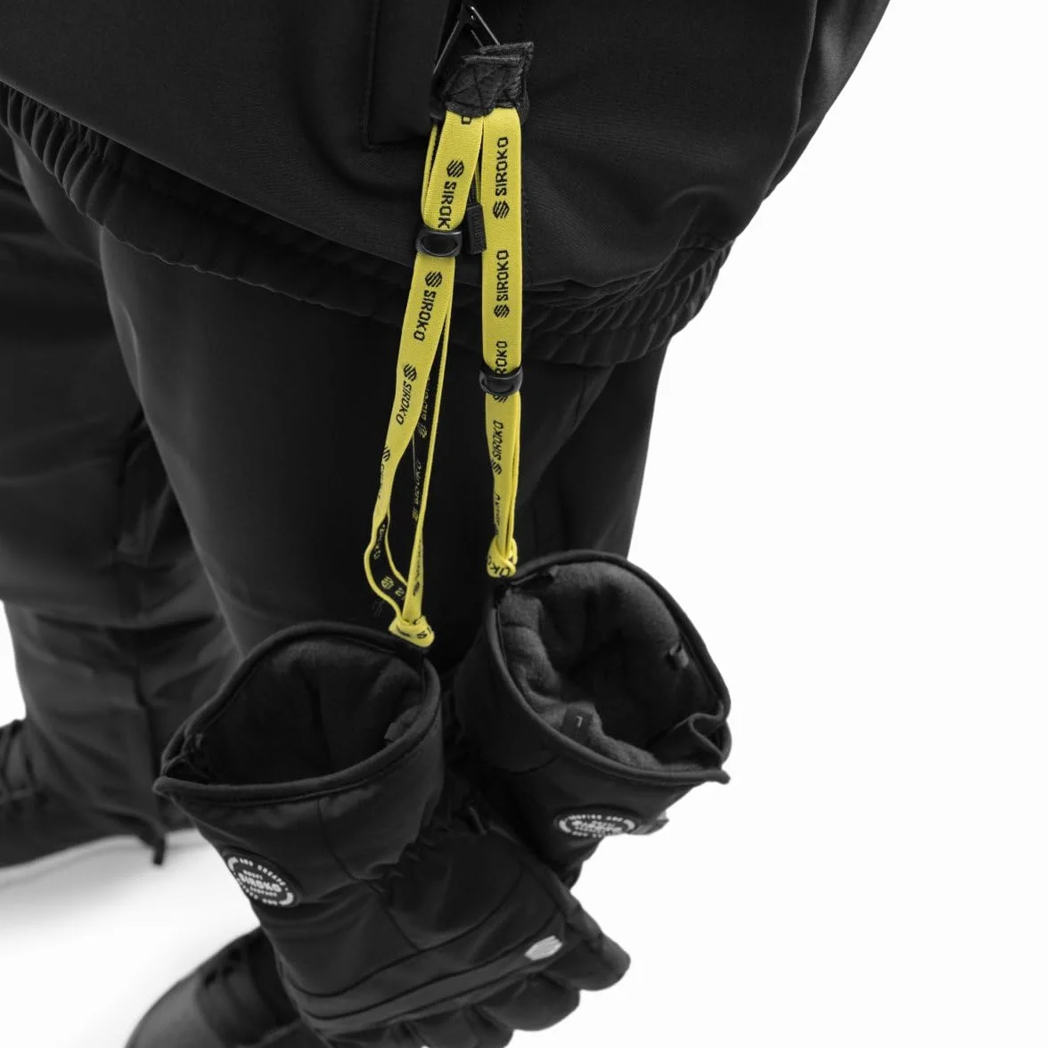SIROKO - Kurtka Snowboardowa Siroko W1 Skywalk - XXS - Czarny