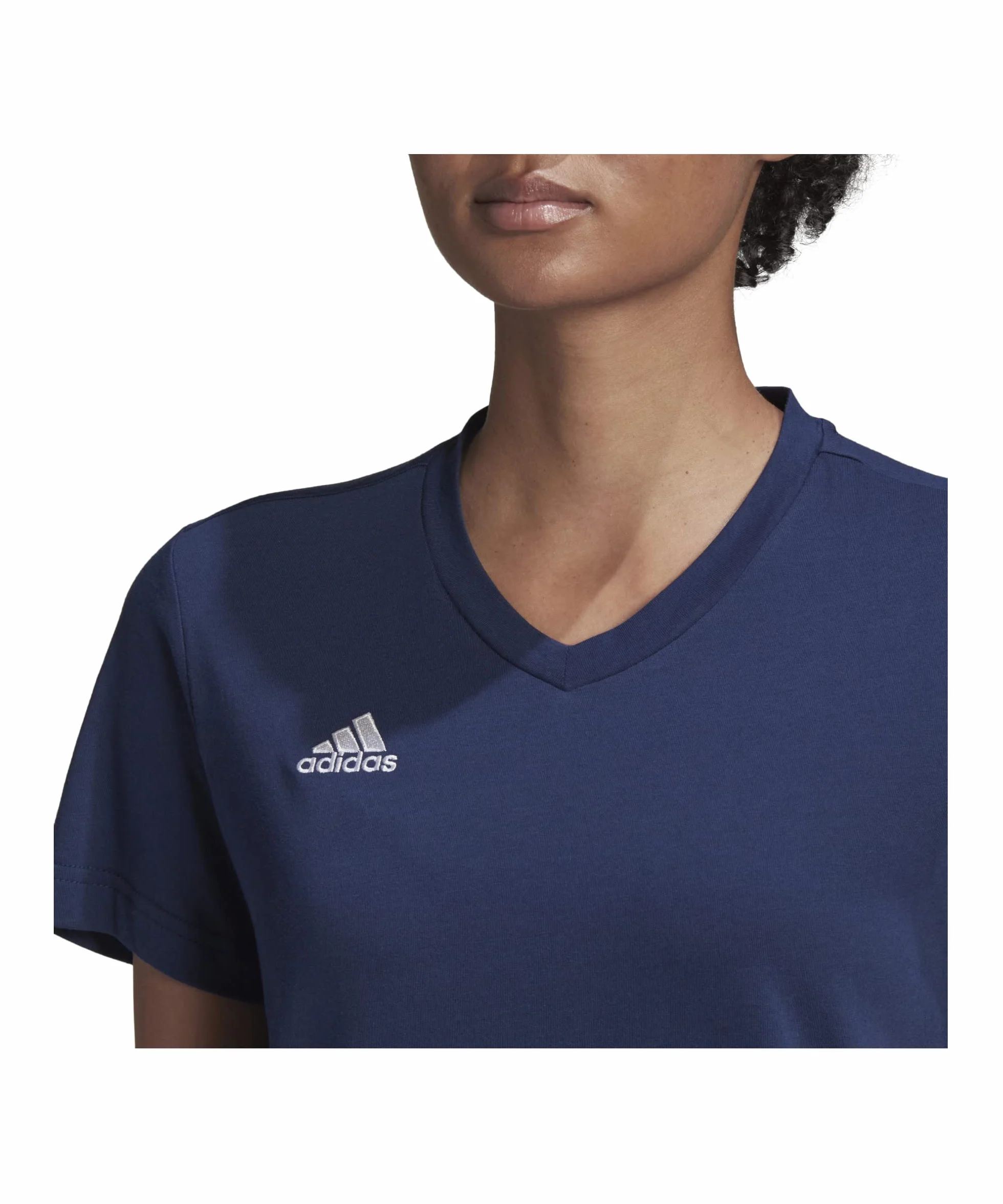 adidas Kobiety Entrada 22 Tee, Team Navy Blue 2, L