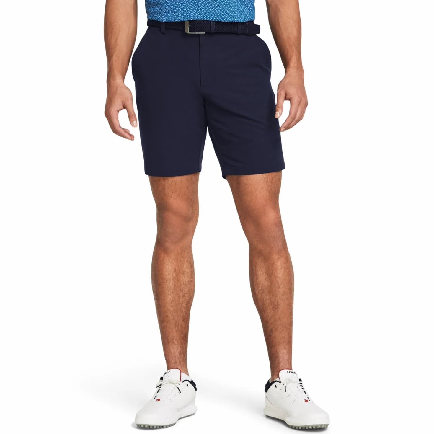 Under Armour Męskie spodenki do biegania Play Up 2 w 1, odprowadzające pot, 34