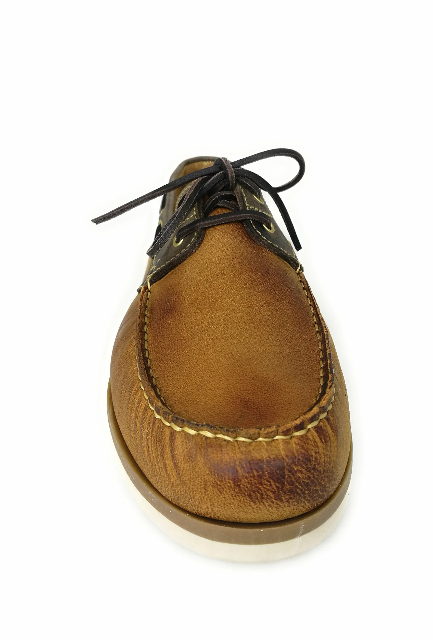 Zerimar Skórzane buty żeglarskie dla mężczyzn | Buty żeglarskie Męskie | Buty żeglarskie męskie | Mokasyny Man