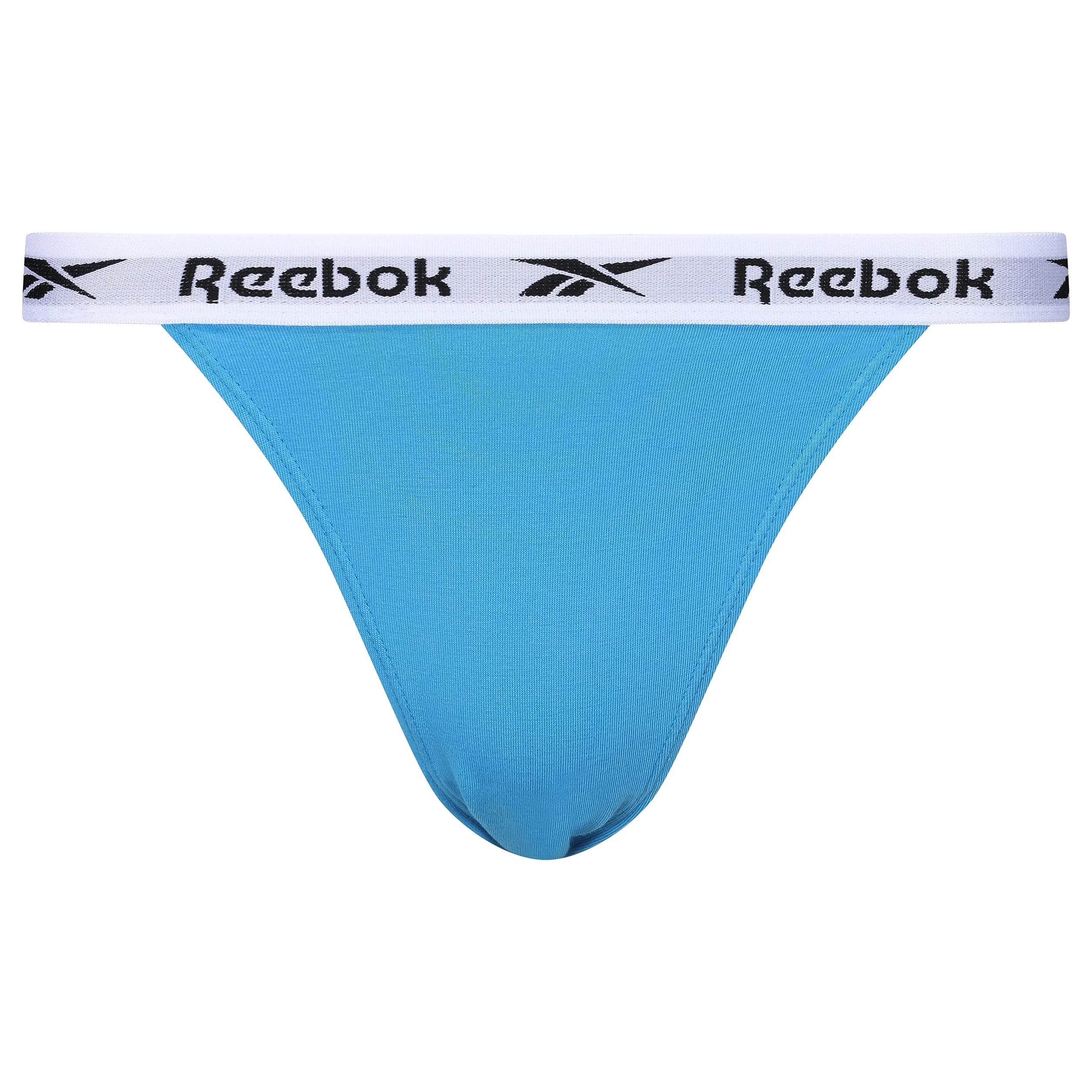 Reebok Figi Kobiety Damskie Majtki Reebok Tanga W Kolorze Pomarańczowym/Nadrukowym/Niebieskim - Opakowanie Zbiorcze 3 Sztuk