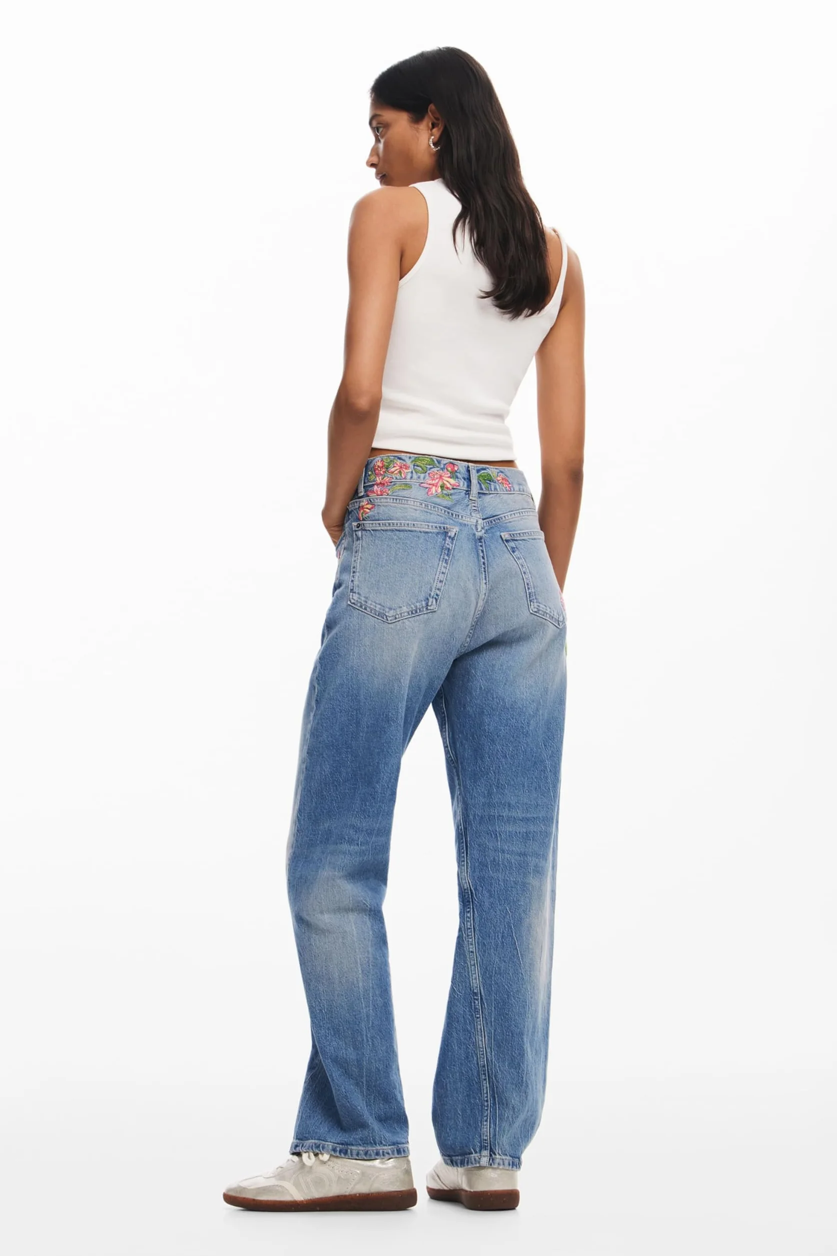 Desigual Damskie Spodnie Jeansowe - Dżins Kobiety