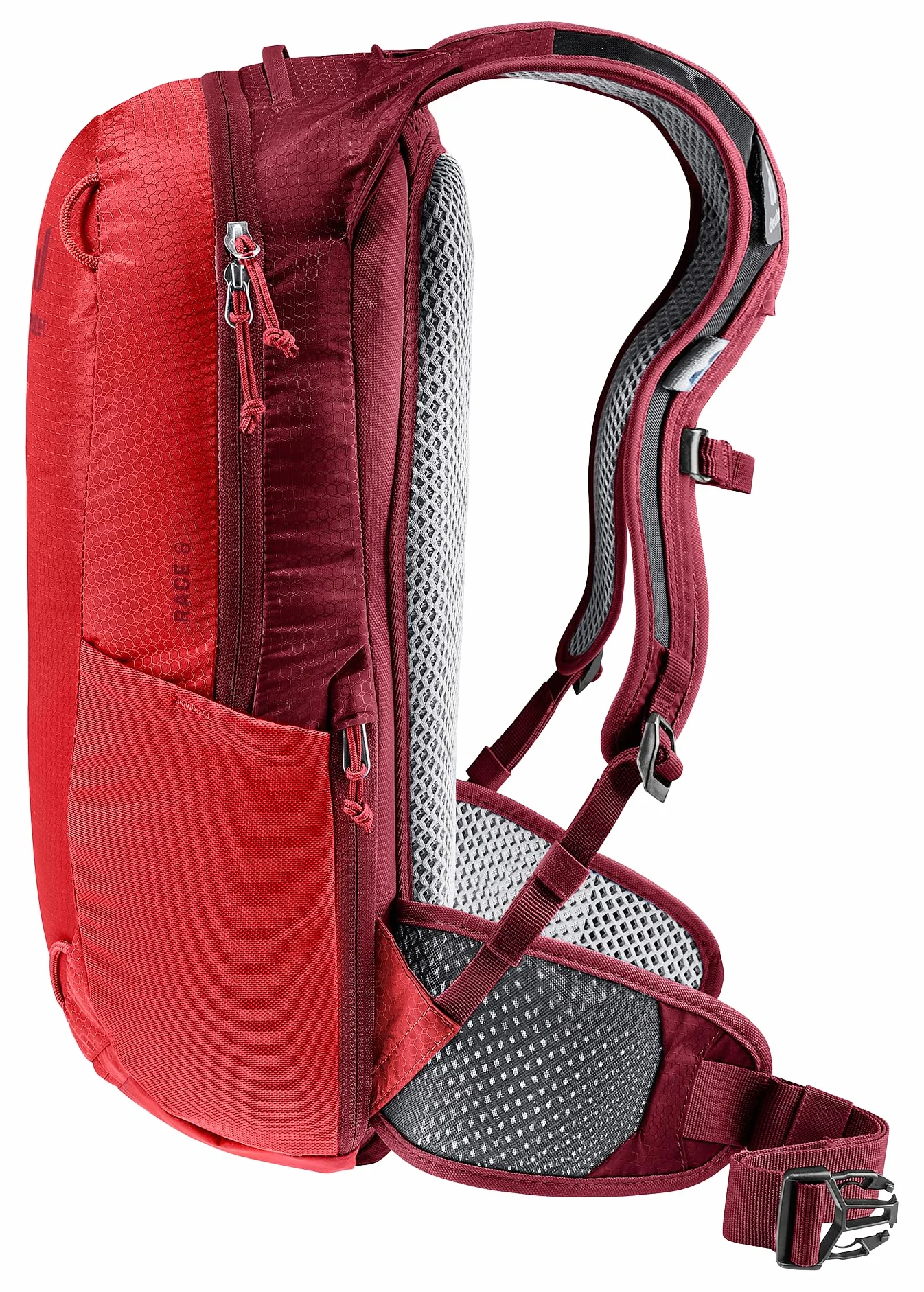 Deuter Race 8 Plecak rowerowy Unisex dla dorosłych, Cherry-masala, 8 L, Minimalistyczny