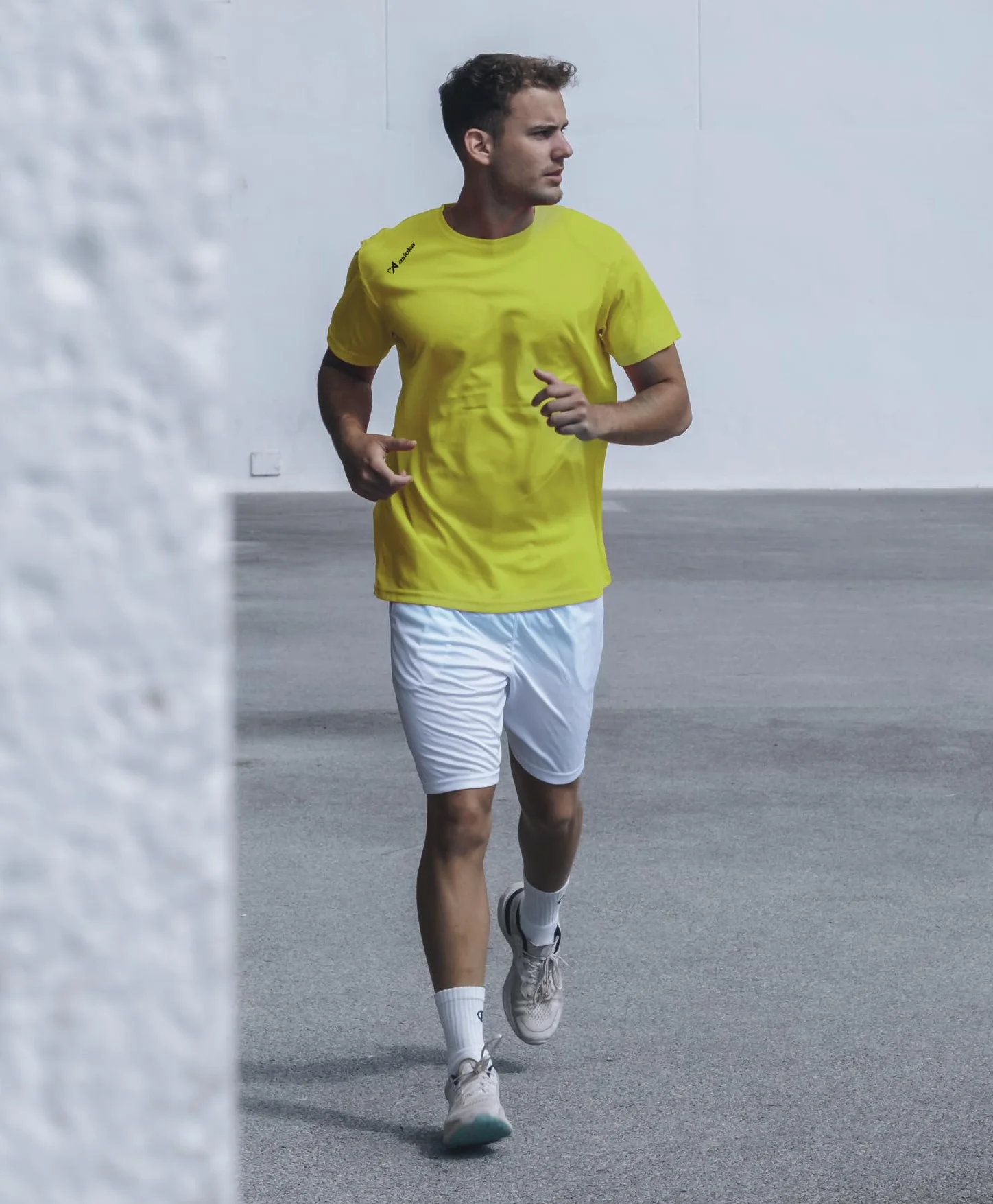 Asioka Uniseks 75/09 T-Shirt, Żółty, L
