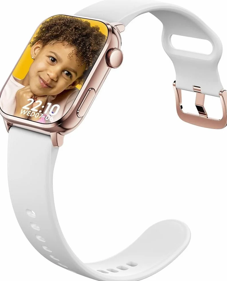 Ice-Watch - ICE smart 2.0 Rose-Gold White - Różowy zegarek z białym silikonowym paskiem dla kobiet (1,96 cala)