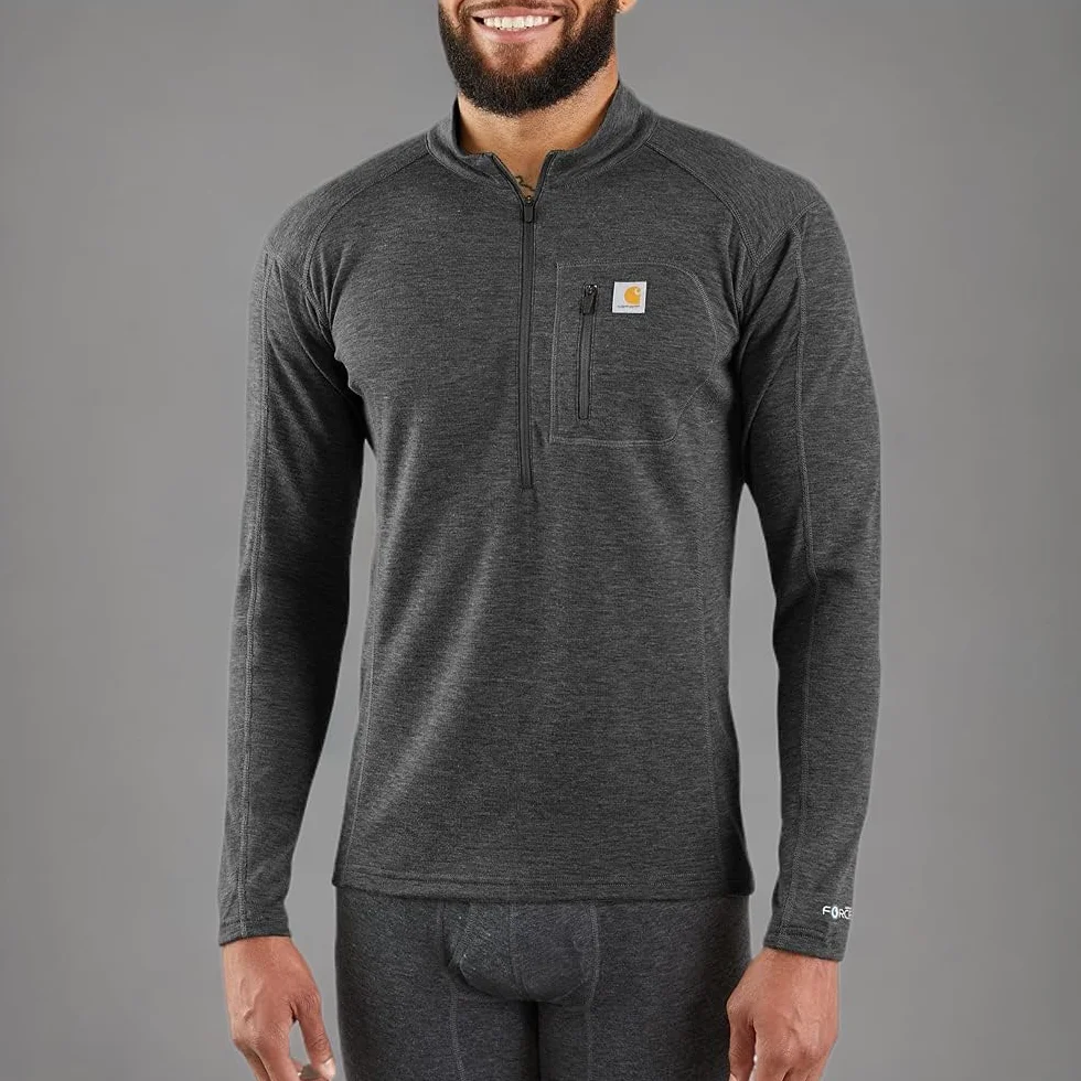Carhartt Podkoszulka Mężczyźni Base Force Heavyweight Polyester-wool Quarter-zip
