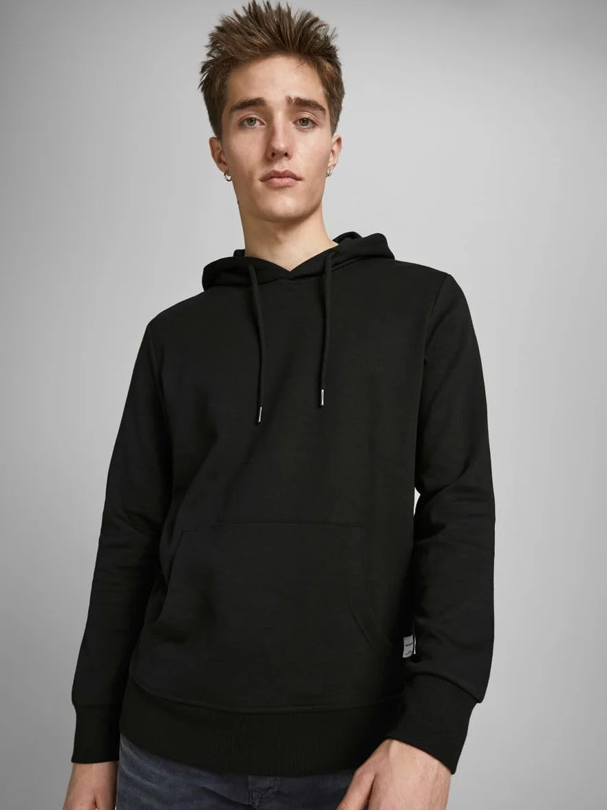 JACK & JONES Bluza z kapturem Mężczyźni Jjebasic Sweat Hood Noos