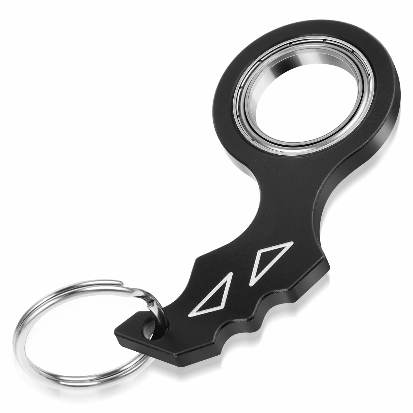 Tyqour Spinner Brelok Fidget Brelok dla dorosłych przenośny brelok spinningowy zabawka dla nastolatków dorosłych