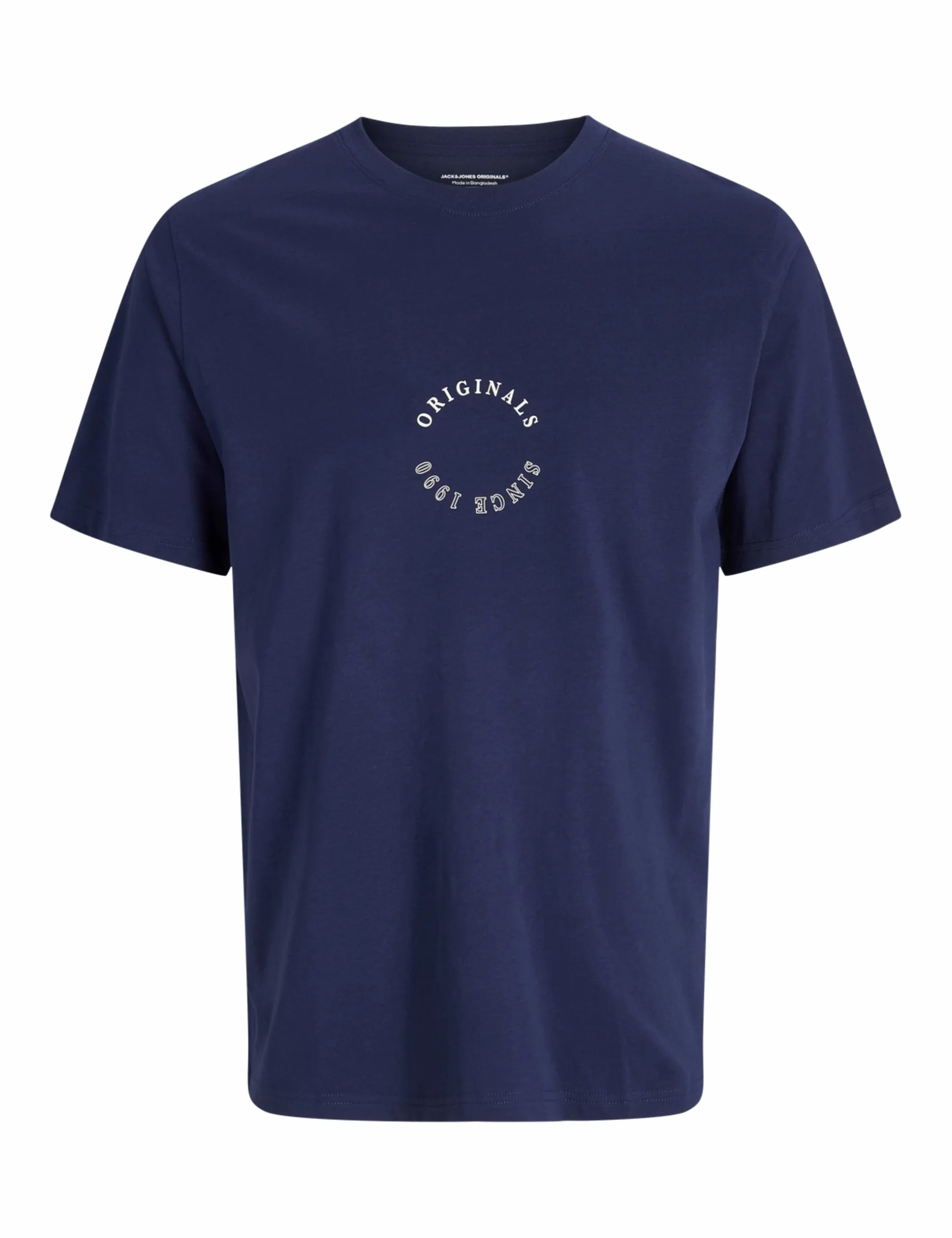 JACK & JONES Jorbillyburg Minimal Tee SS Crew Neck, Ocean Cavern, L
