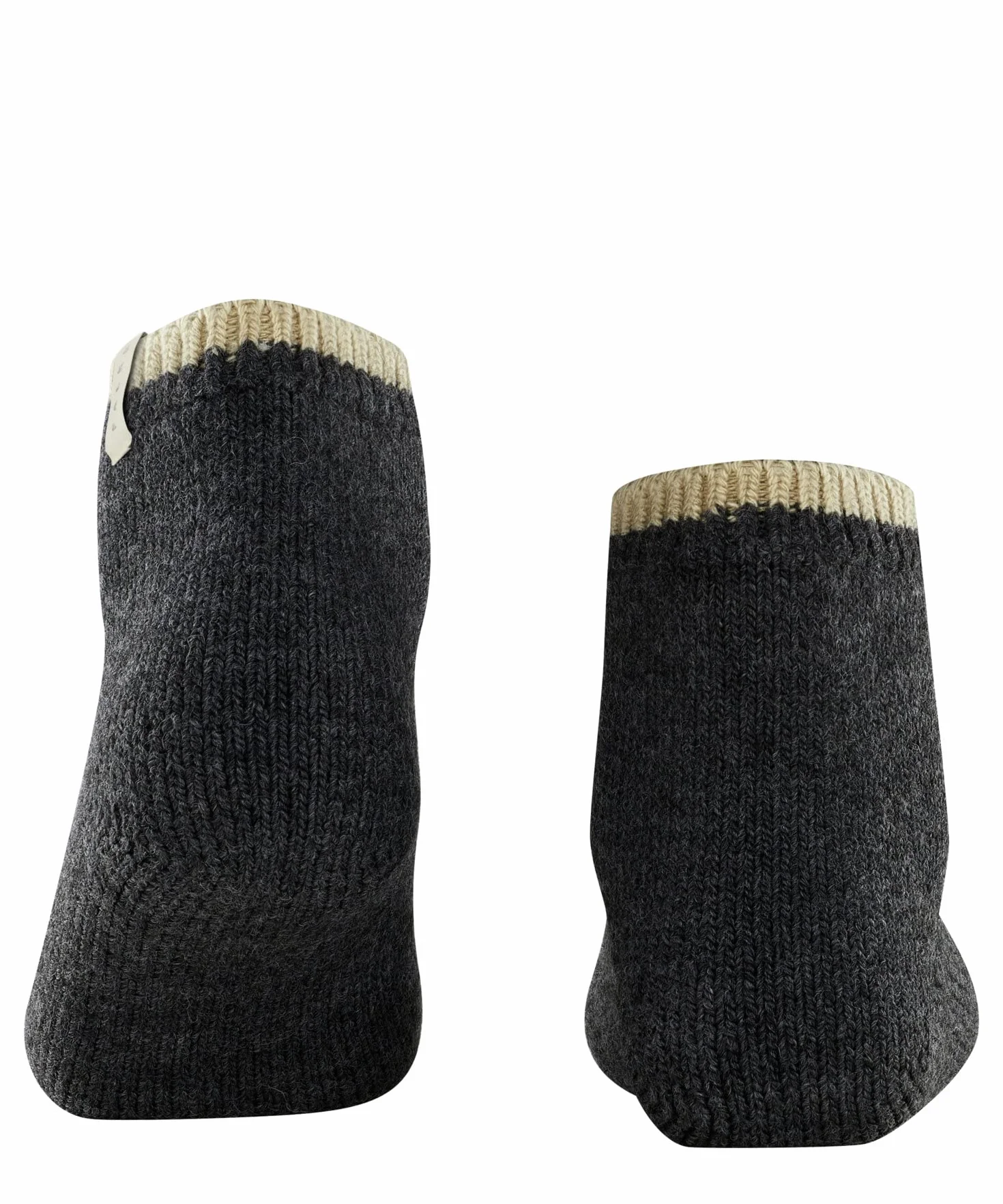 FALKE Kobiety Skarpety Cosy Plush W Sso Wełna Alpaki z wzorem 1 Para, Szary Anthracite Melange 3081, 35-38