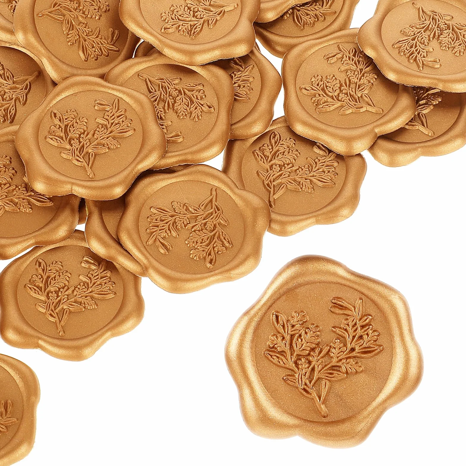 25 sztuk złotych pieczęci woskowych, samoprzylepnych naklejek z pieczęcią woskową, dekoracja na zaproszenia, koperty, prezenty świąteczne, wesele, urodziny, kartki z życzeniami