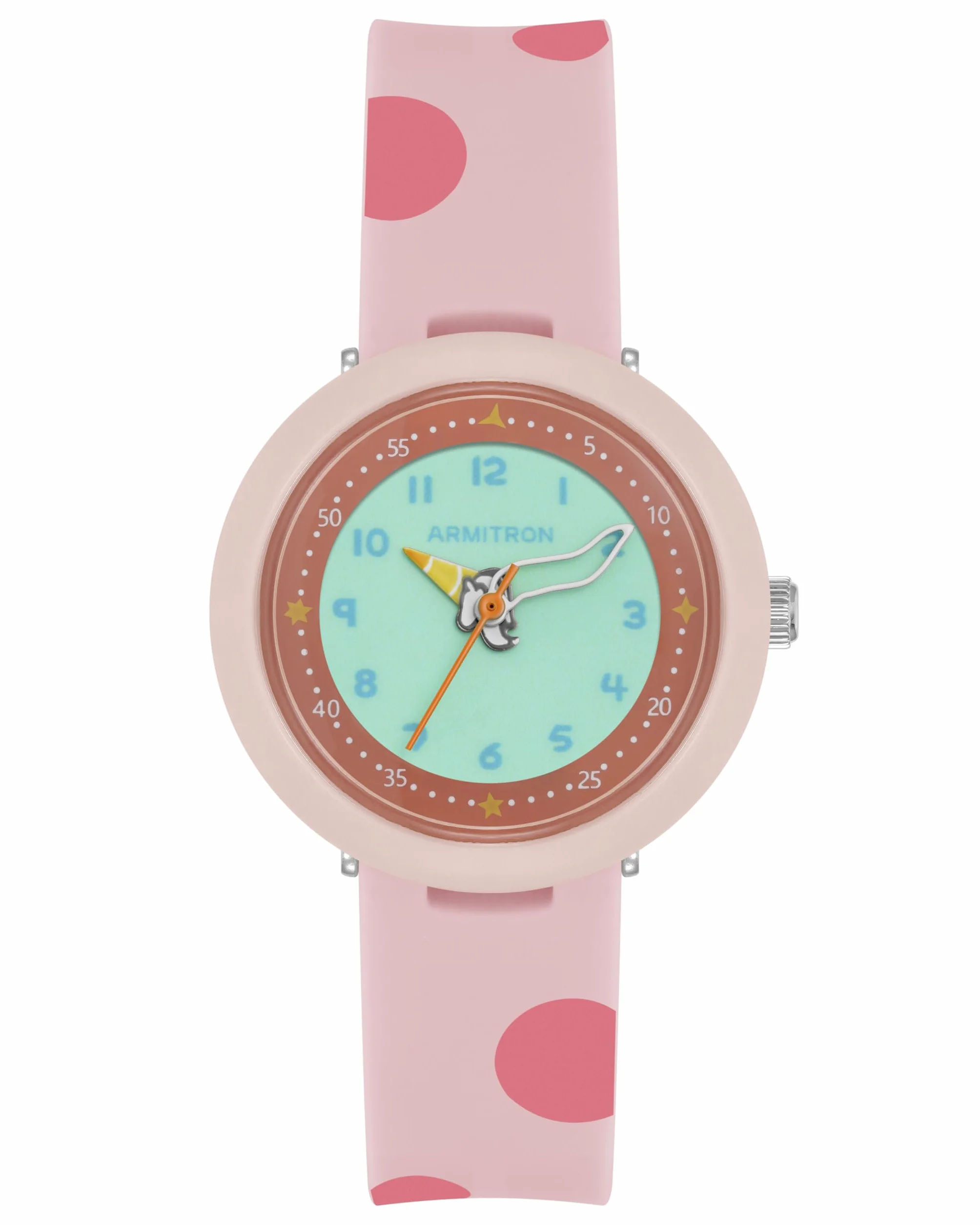 Armitron Sport Kids Easy to Read Patterned Silicone Strap Watch, 27/1006