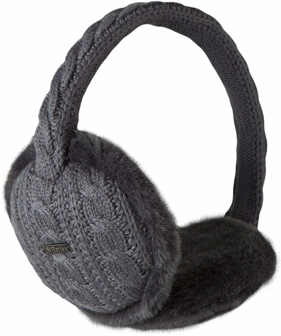 Barts Monique Earmuffs Ciemnoszary Ocieplacze Na Uszy - One-Size