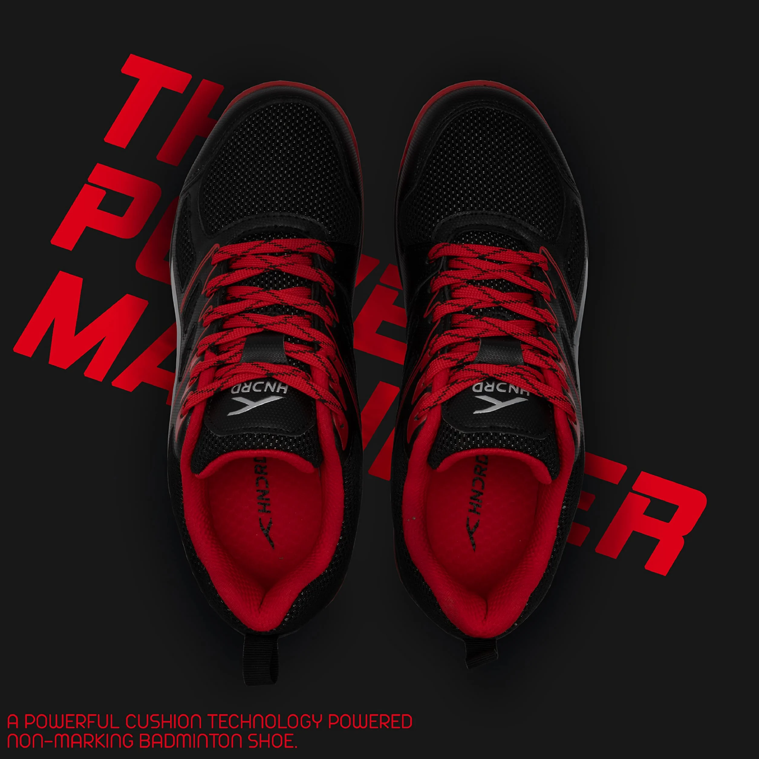 HUNDRED Xoom Non-Marking Professional Badminton Shoes for Men