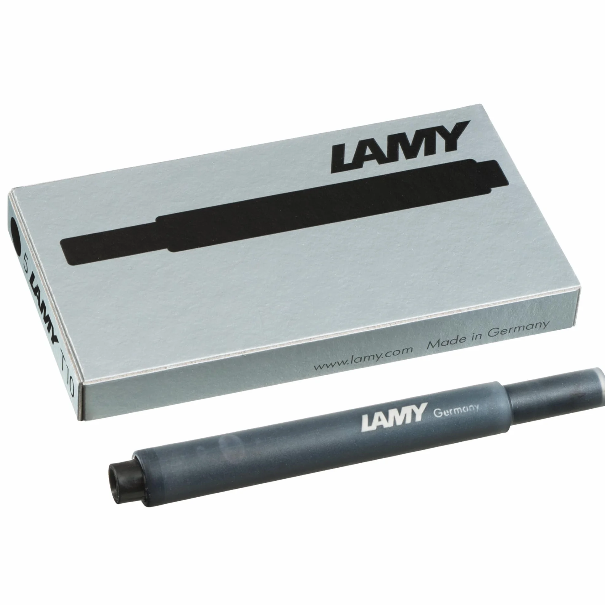 Lamy T10 LT10BKB Wkład Atramentowy, Czarny, 1,25 ml, 5 Sztuk