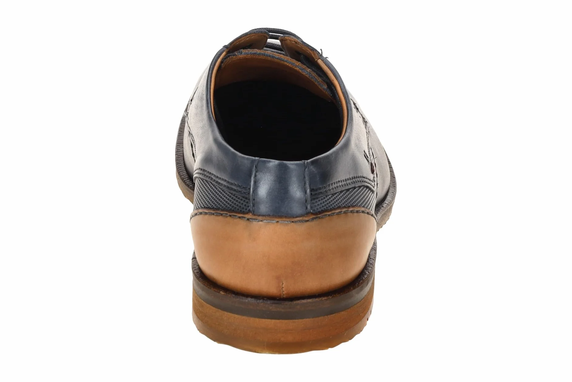 LLOYD Męskie buty sznurowane/buty biznesowe/półbuty Domino niebieskie, gładka skóra