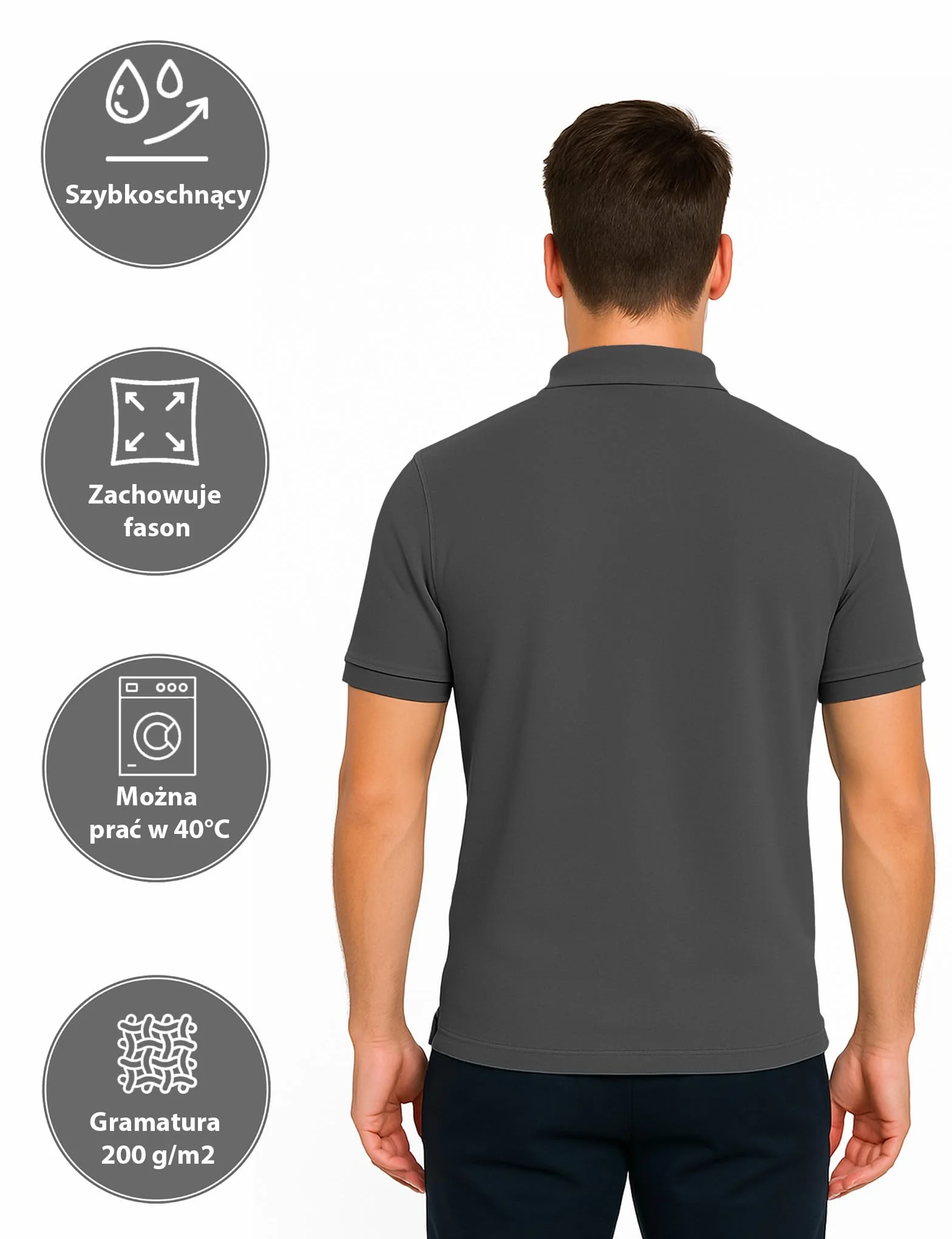 ALPIDEX Polo Męskie 3-Pak Koszulki z Krótkim Rękawem 100% Bawełna Klasyczny Krój Jednokolorowe S M L XL XXL 3XL 4XL 5XL