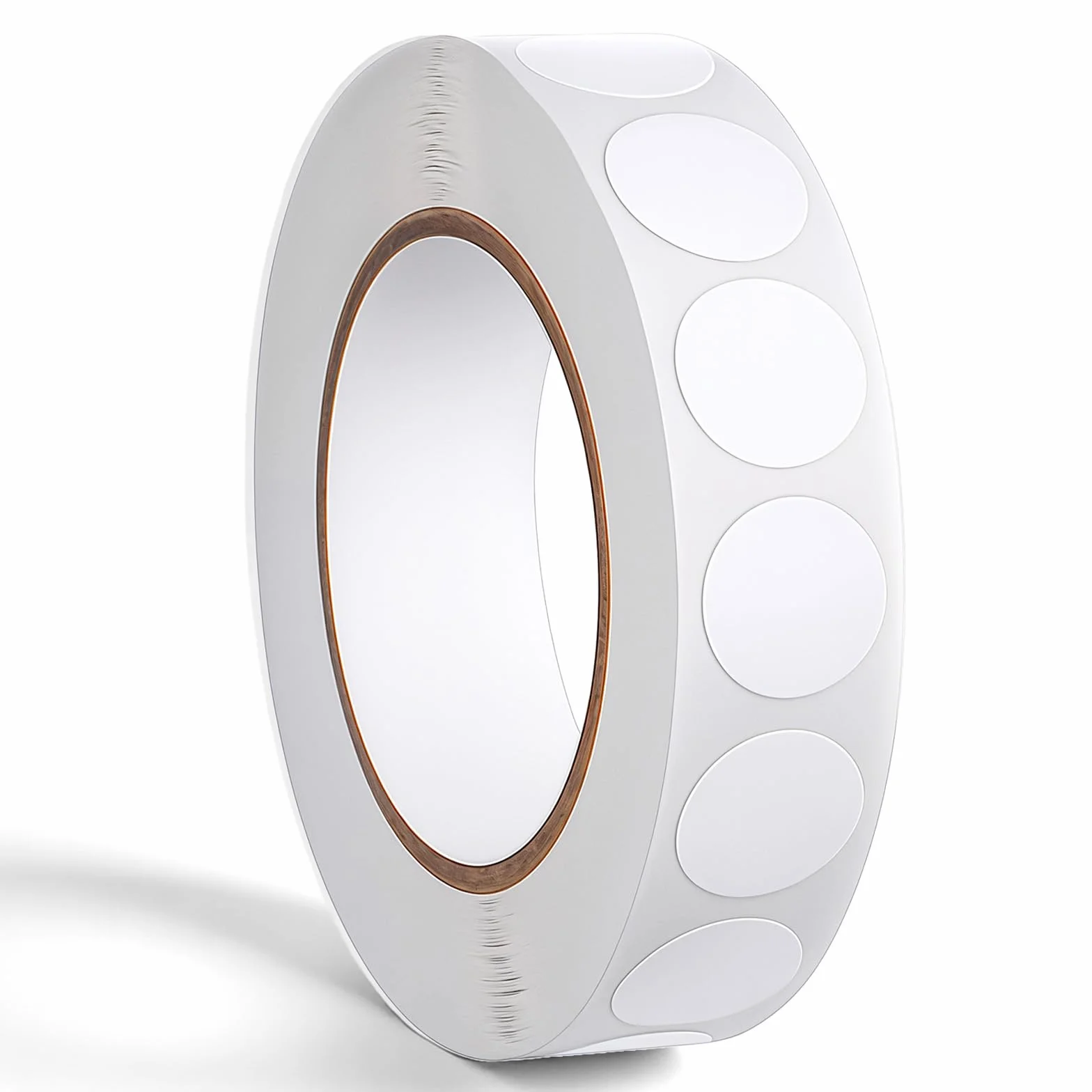 Bewudy 1000 sztuk białych okrągłych naklejek 13 mm, białe wodoodporne naklejki w kształcie okręgu, białe naklejki w kropki, samoprzylepne etykiety okrągłe, do planerów, kalendarzy, notatników