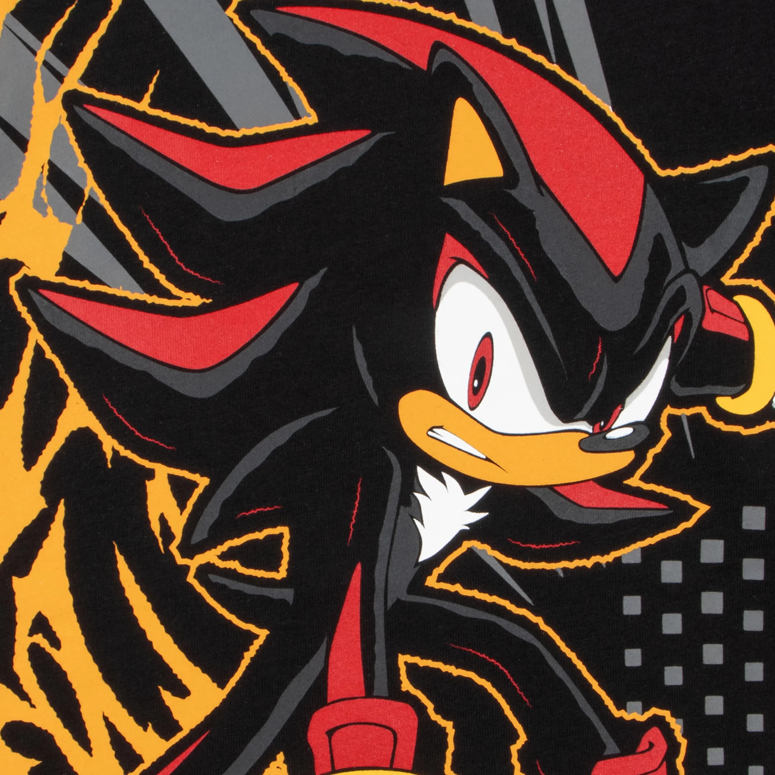 Piżama Chłopięca Sonic The Hedgehog, Krótka Piżama Dziecięca Shadow Bawełniana Dla Chłopców