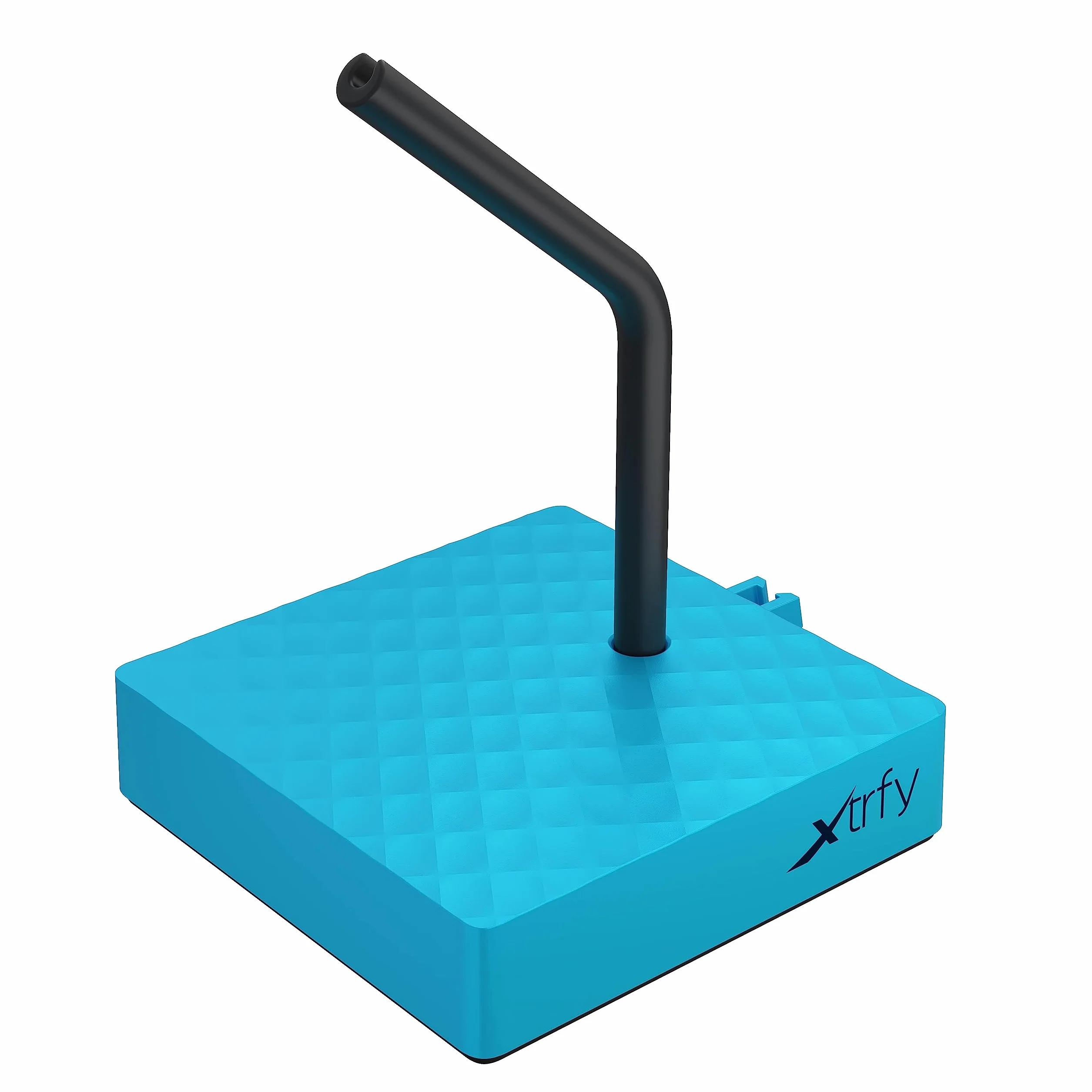 Xtrfy B4, Mouse Bungee dla większego komfortu gry, elastyczny uchwyt na kabel myszy do gier, stabilna podstawa, antypoślizgowy spód, praktyczny i kompaktowy, Miami Blue