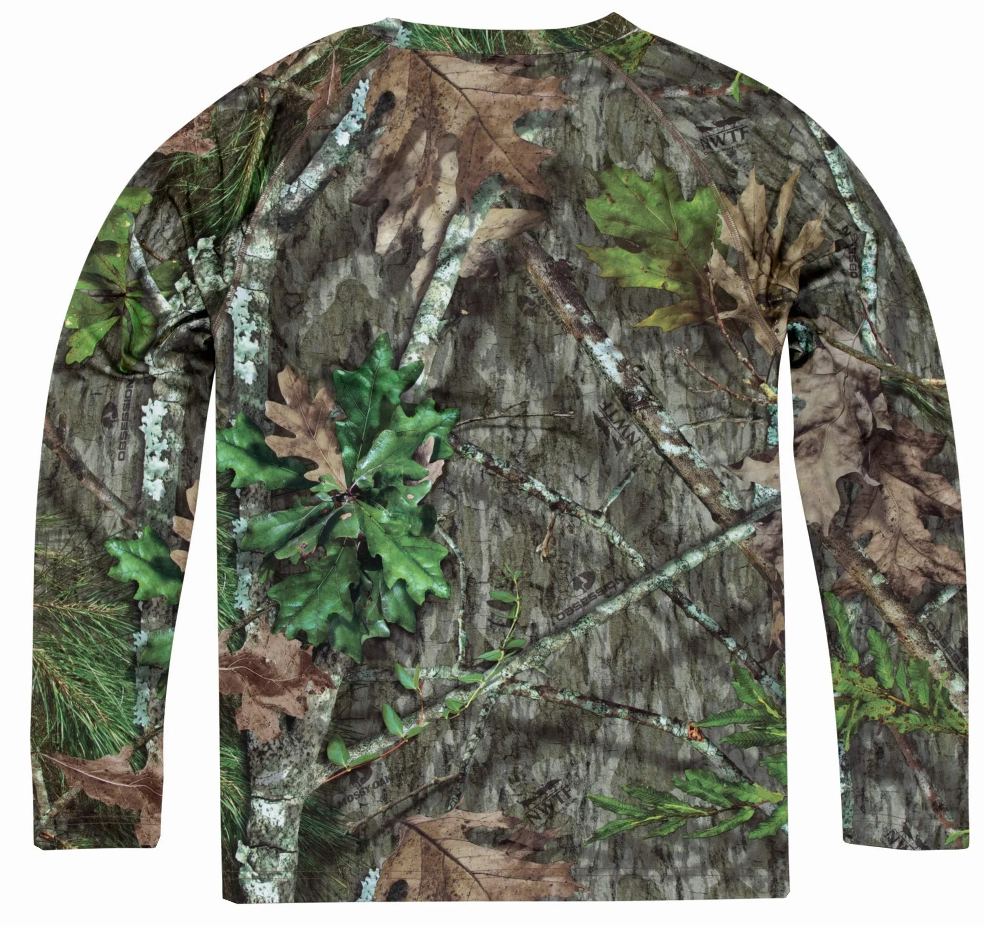 Mossy Oak Długi rękaw Mężczyźni Men's Hunting Shirt Camo Clothes Long Sleeve (1 w zestawie)