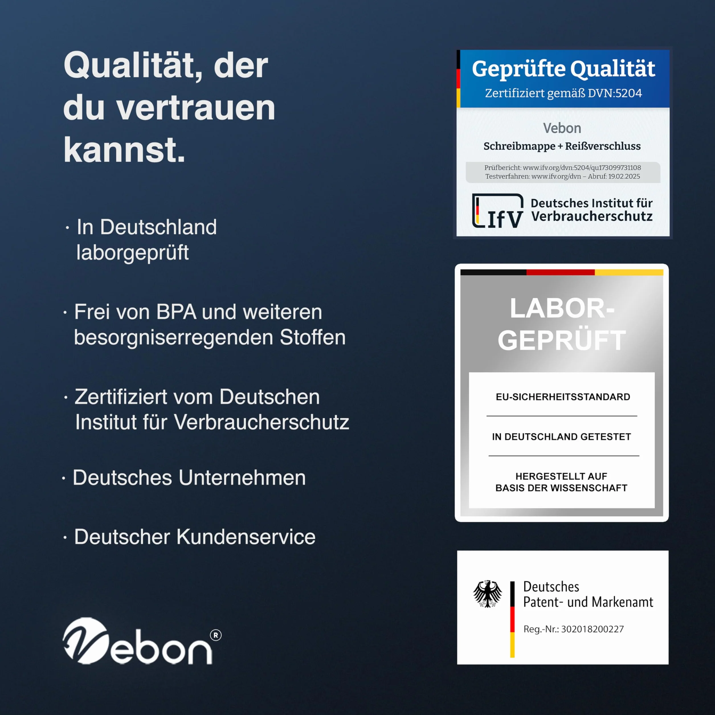 Vebon Rzym segregator A4, duży, podwójny zamek błyskawiczny, podkładka zaciskowa, teczka konferencyjna i torba na laptopa, dodatkowa przestrzeń do przechowywania, czarna sztuczna skóra, Karaibski