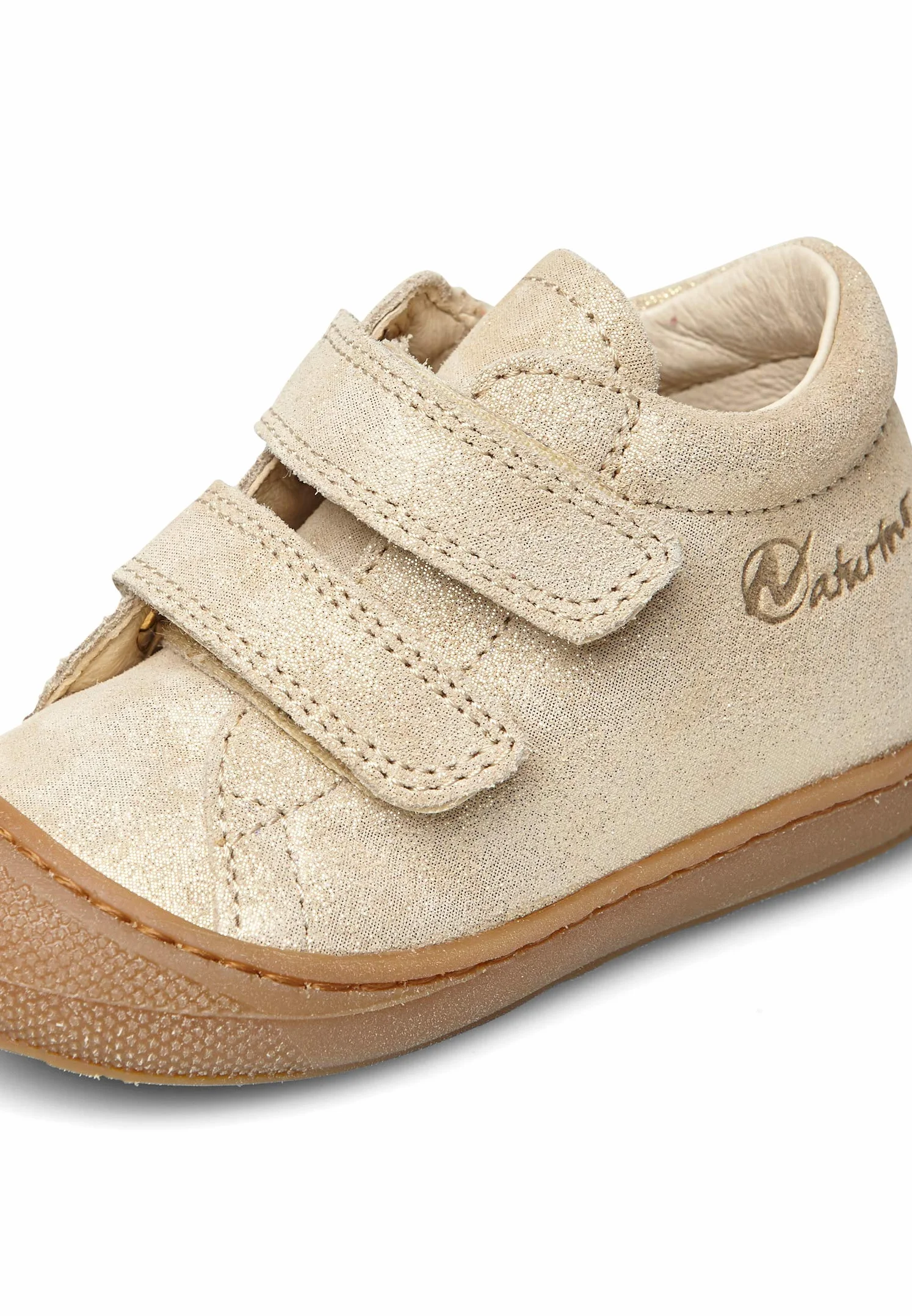 Naturino Buty z błyszczącego zamszu