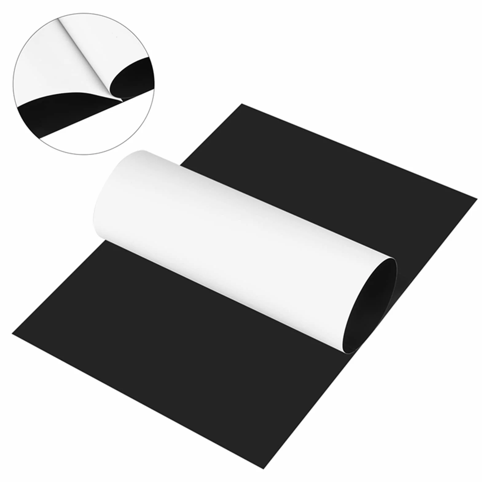 Arkusze Magnetyczne do Wydruku, 5pcs A4 Elastyczna Magnetyczna Arkusz Drukowania Magnetyka do Druku do Wydruku Magnesu Papieru do Wydruku, Błyszczący Papierowy Papier Nie