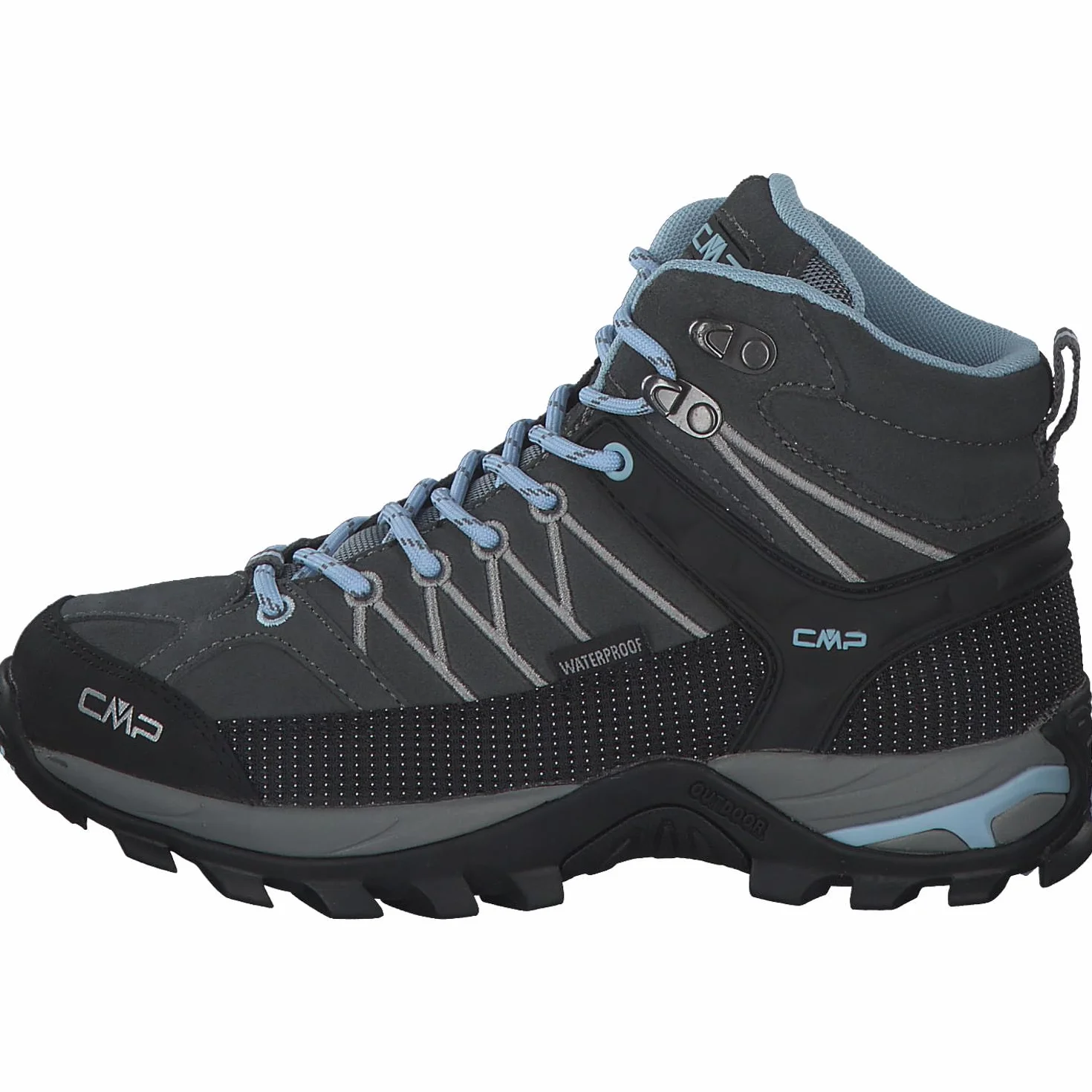 CMP Kobiety Rigel Mid Wmn Trekking Shoe Wp półbuty trekkingowe, Czarny, 41 EU
