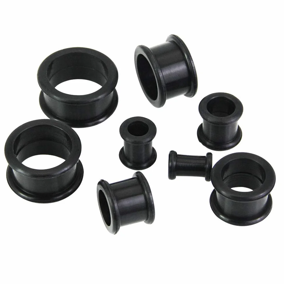 KBNIAN Zestaw do rozciągania uszu, miękkie, silikonowe, tunele do uszu, rozmiar 2 g, 00 g, 0 g, 6 mm, 8 mm, 10 mm, 12 mm, 14 mm, 16 mm, 18 mm, 20 mm, zatyczki do piercingu, przedłużacze uszu dla