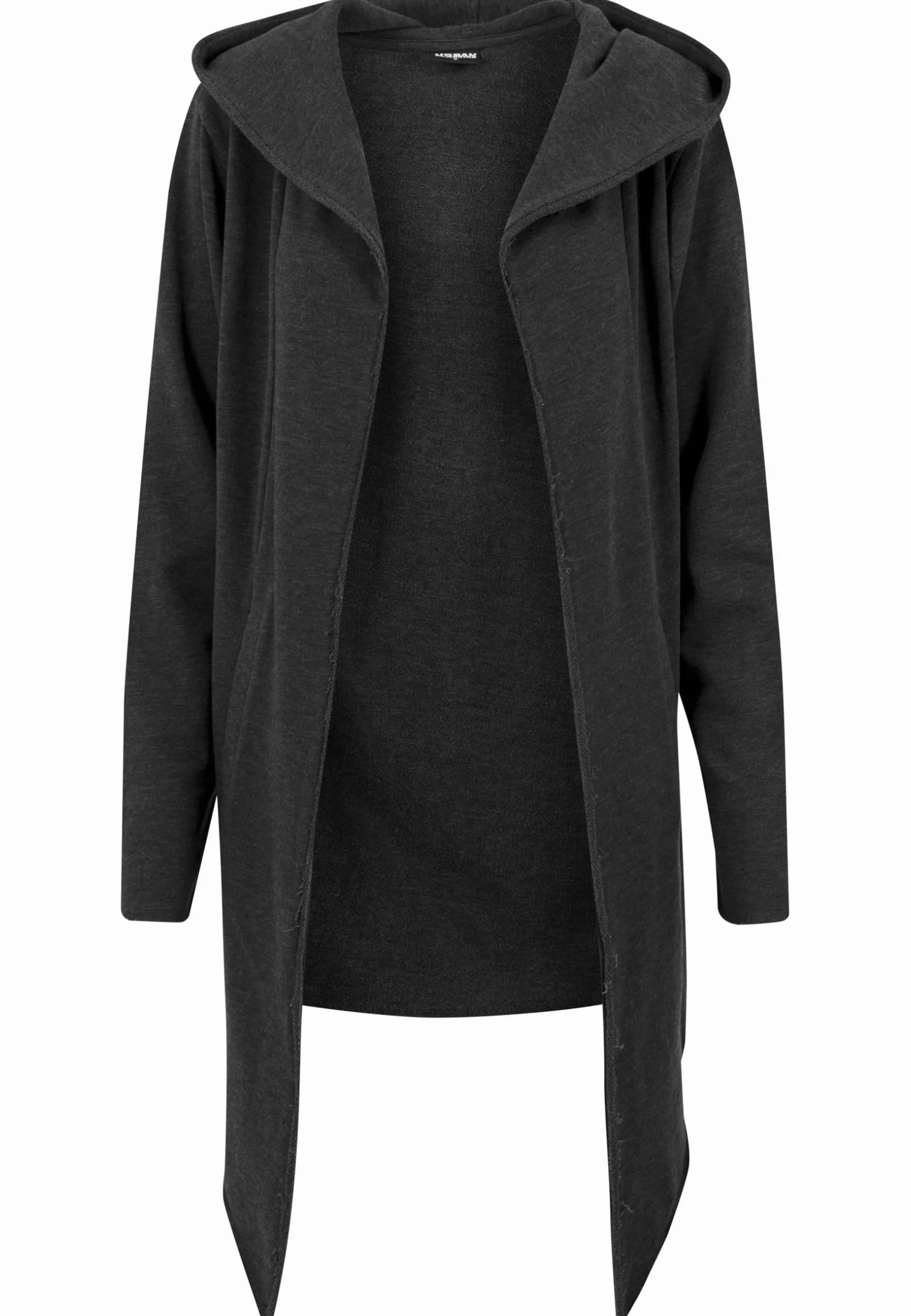 Urban Classics m?ska bluza z kapturem z d?ugim r?kawem z kapturem, otwierany kardigan z przodu