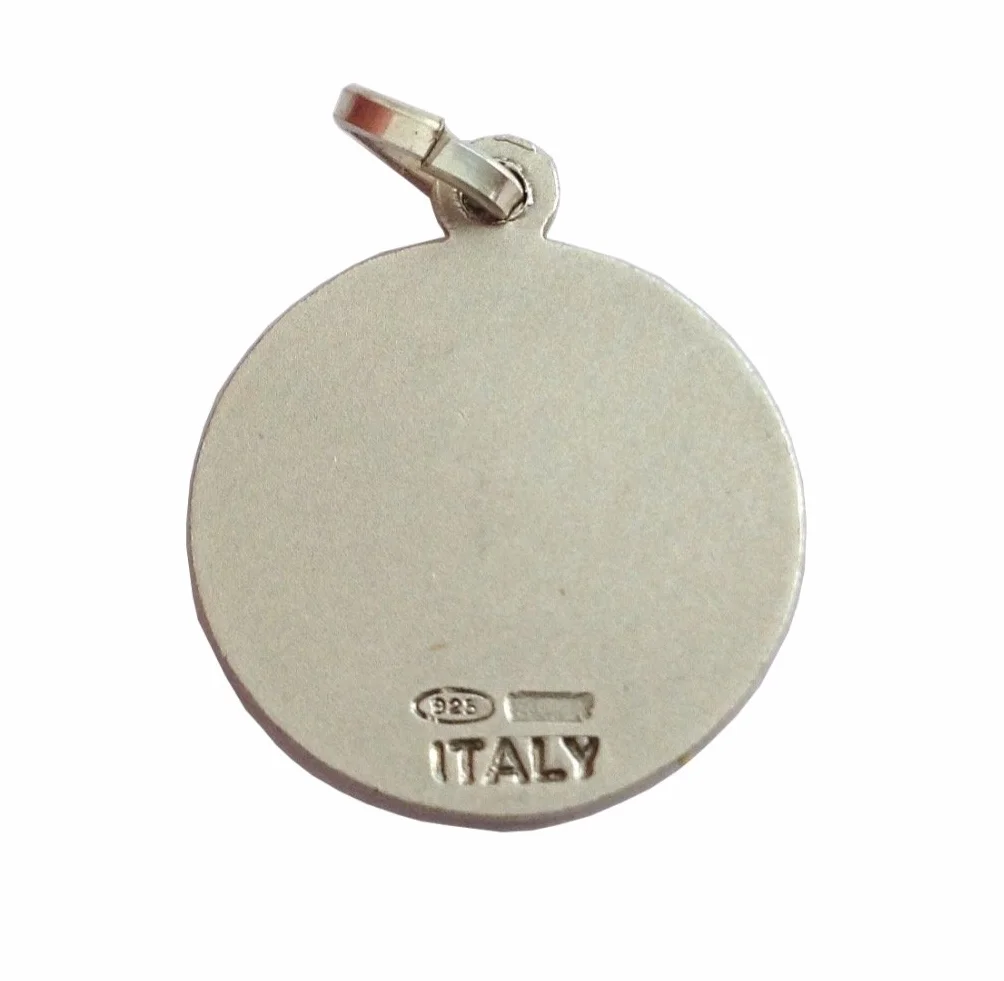 Medal Trójcy Świętej ze srebra wysokiej próby 925, Srebro, Bez kamieni szlachetnych