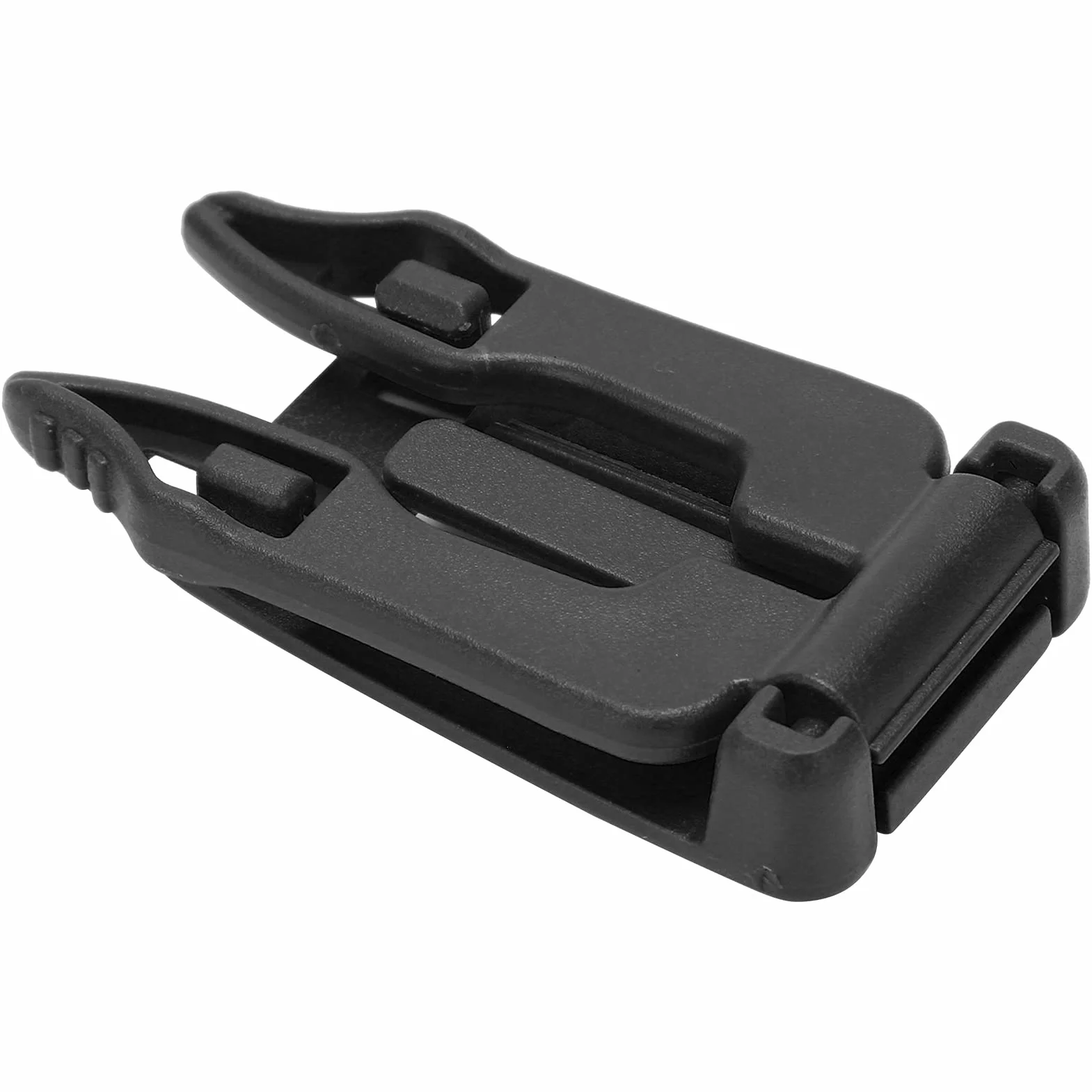 Molle Pasbing Pasek Klucz klamry Wysokiej jakości plastikowe trwałe plecak Podłączanie klamrów dla plecaków kołnierzy dla psów smycze 10pcs (Czarny)