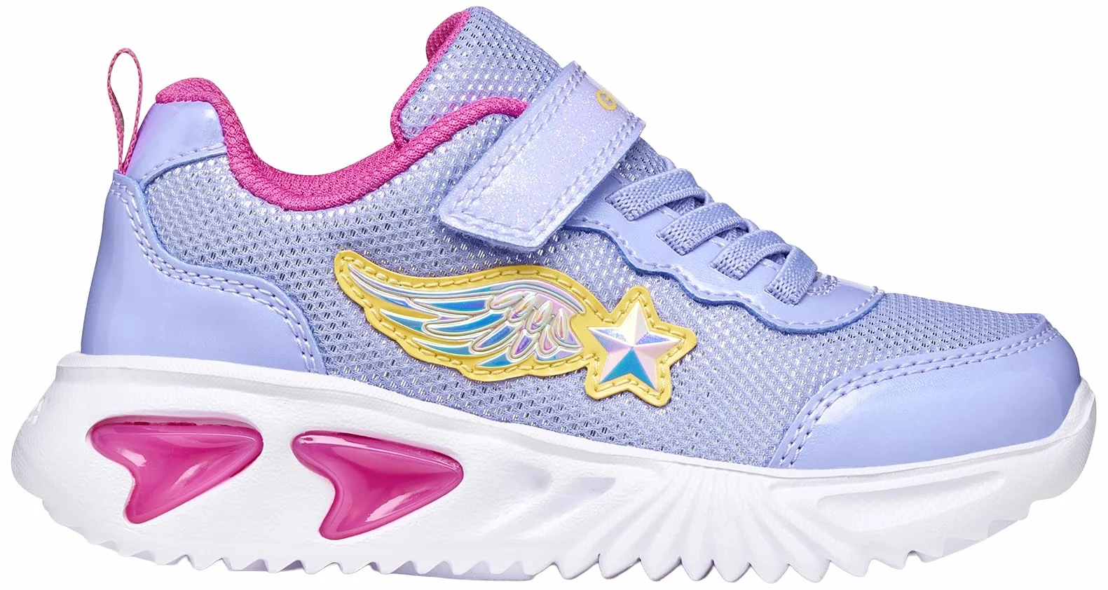 Geox J Assister Girl B Sneakers, lawendowe/fuksja, 31 EU