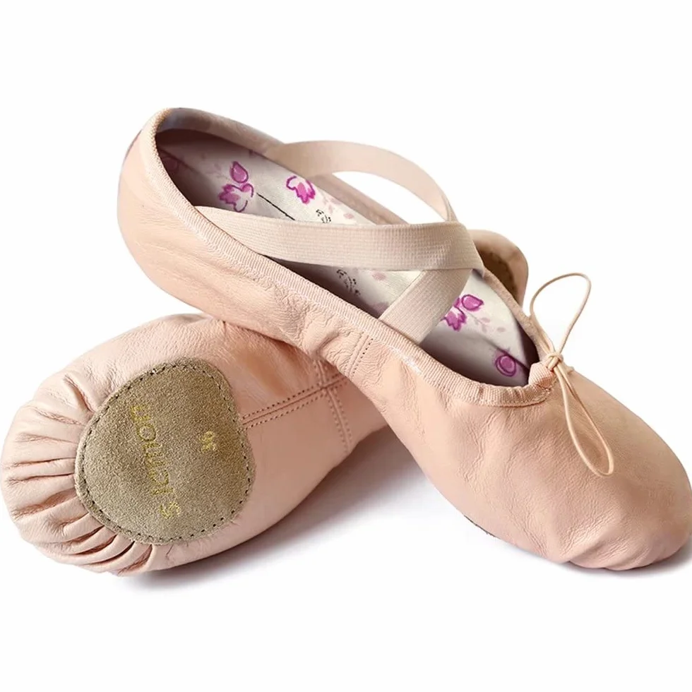 Skóra Buty Baletowe, Buty do Tańca dla Dziewczynek i Dzieci