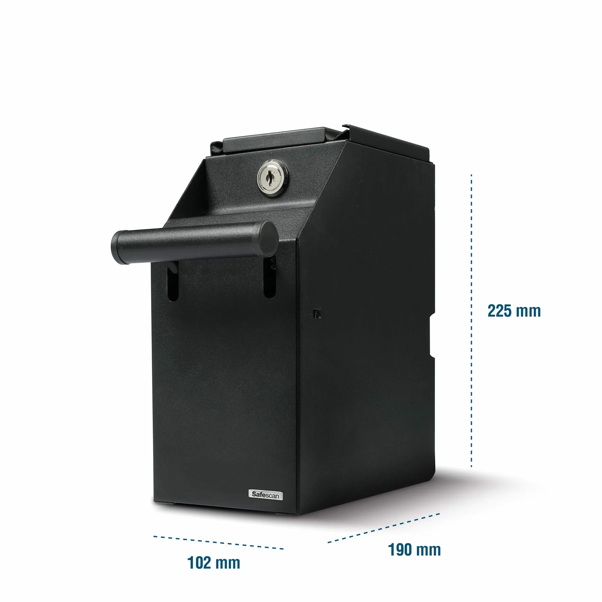 Safescan 4100 czarny - System POS safe do bezpiecznego przechowywania banknotów - Możliwość przechowywania do 300 banknotów