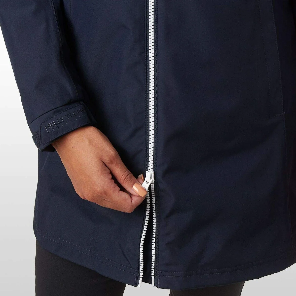 Helly Hansen Belfast lekka, wodoszczelna, wiatroszczelna, oddychająca kurtka przeciwdeszczowa z kapturem Kobiety Long Belfast Lightweight Waterproof Windproof Breathable Raincoat Jacket With Hood