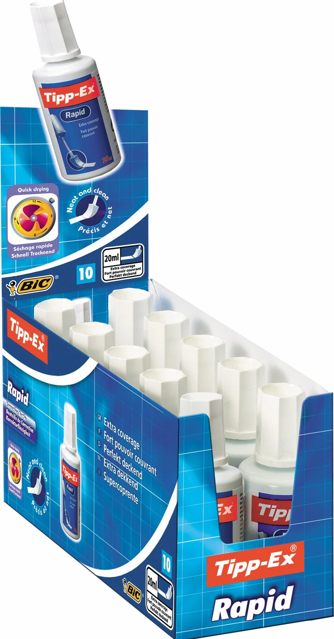 Tipp-Ex fluid Rapid korekcyjny (25 ml) biały, 1 sztuka