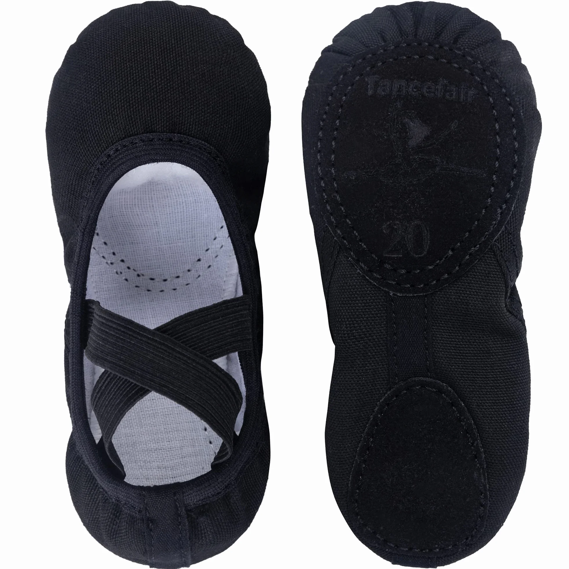 Dziewczęce buty baletowe, buty do tańca, buty gimnastyczne, dzielona skórzana podeszwa, dla dzieci i dorosłych