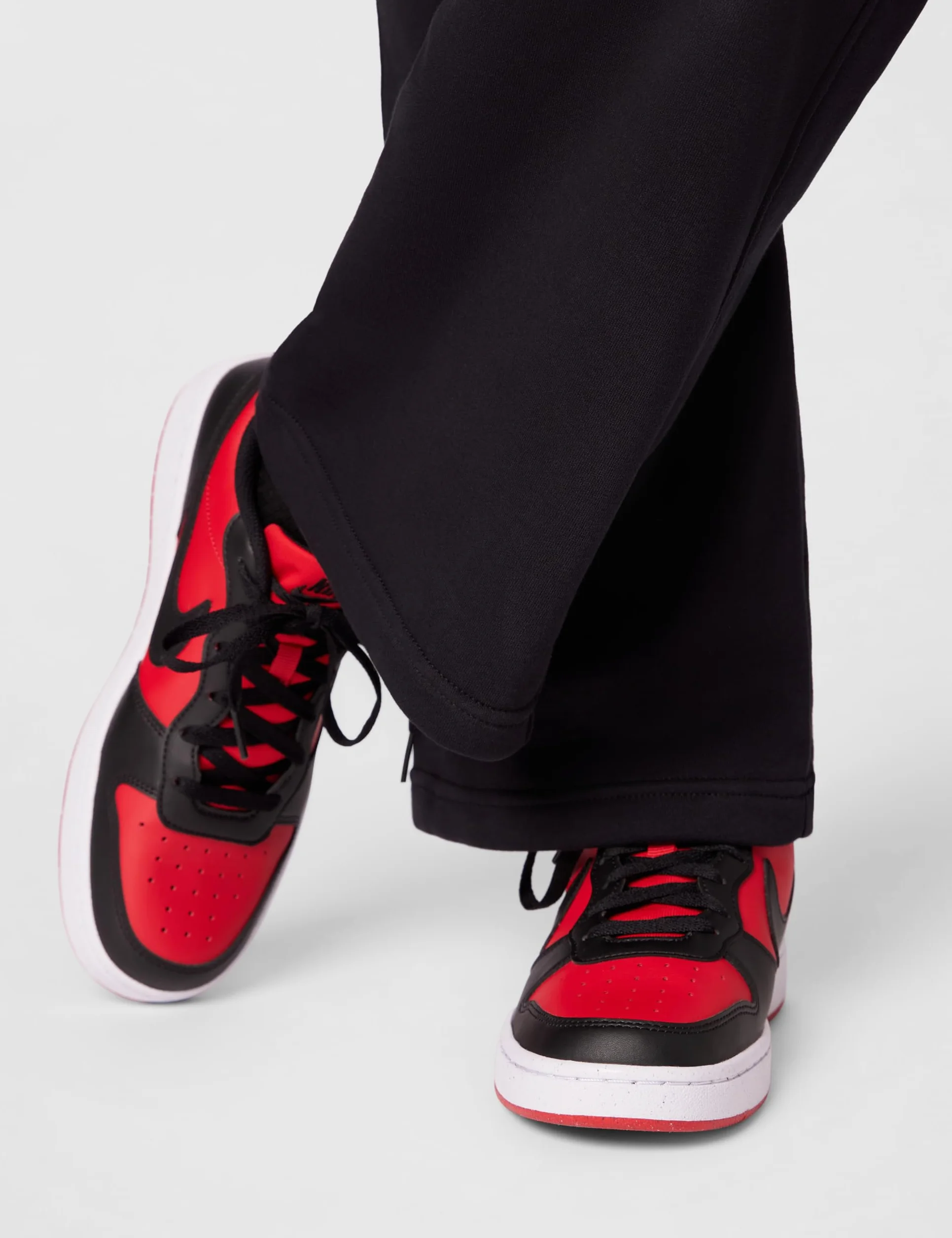 Nike Court Borough Low Recraft (duże dziecko), Uniwersytet czerwony/czarno-biały, 23.5 EU
