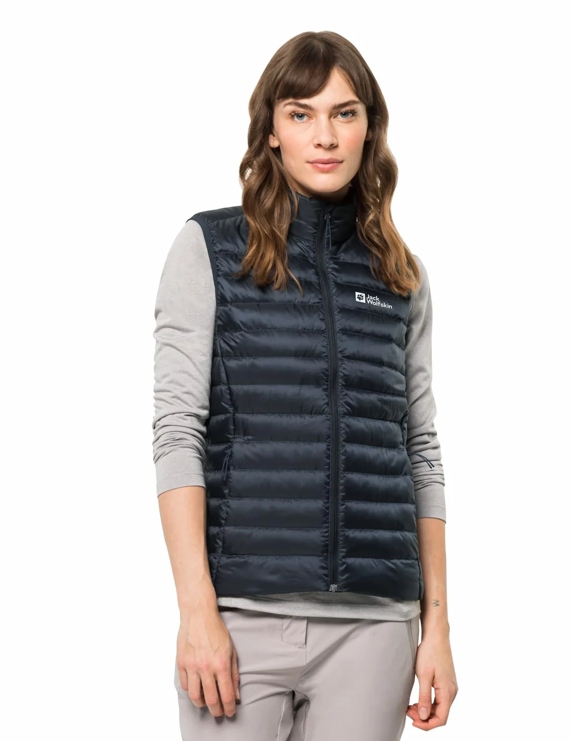 Jack Wolfskin Kamizelka damska, granatowa, XXL (DE)
